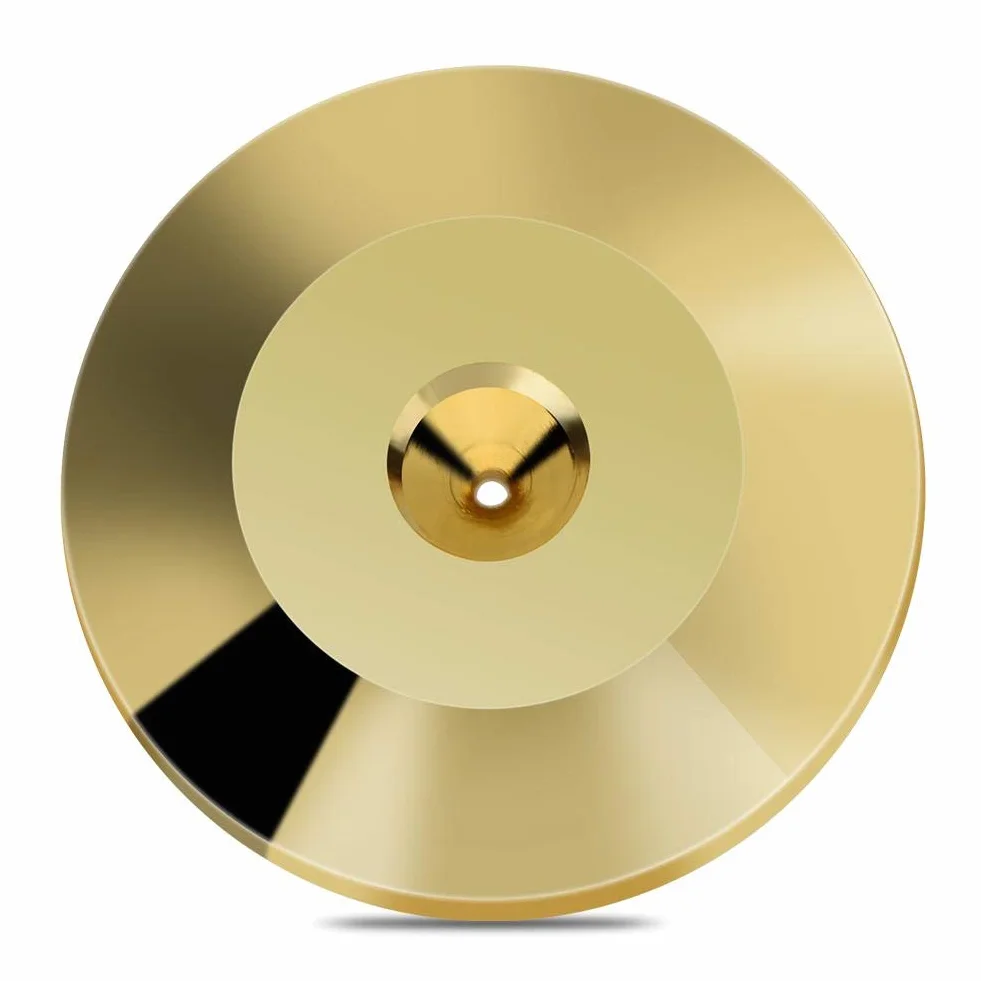 Końcówki głośnikowe 8 szt. Subwoofer Wzmacniacz audio CD Głośnik HiFi Izolator gramofonu Stożek podstawy 25x4mm złota