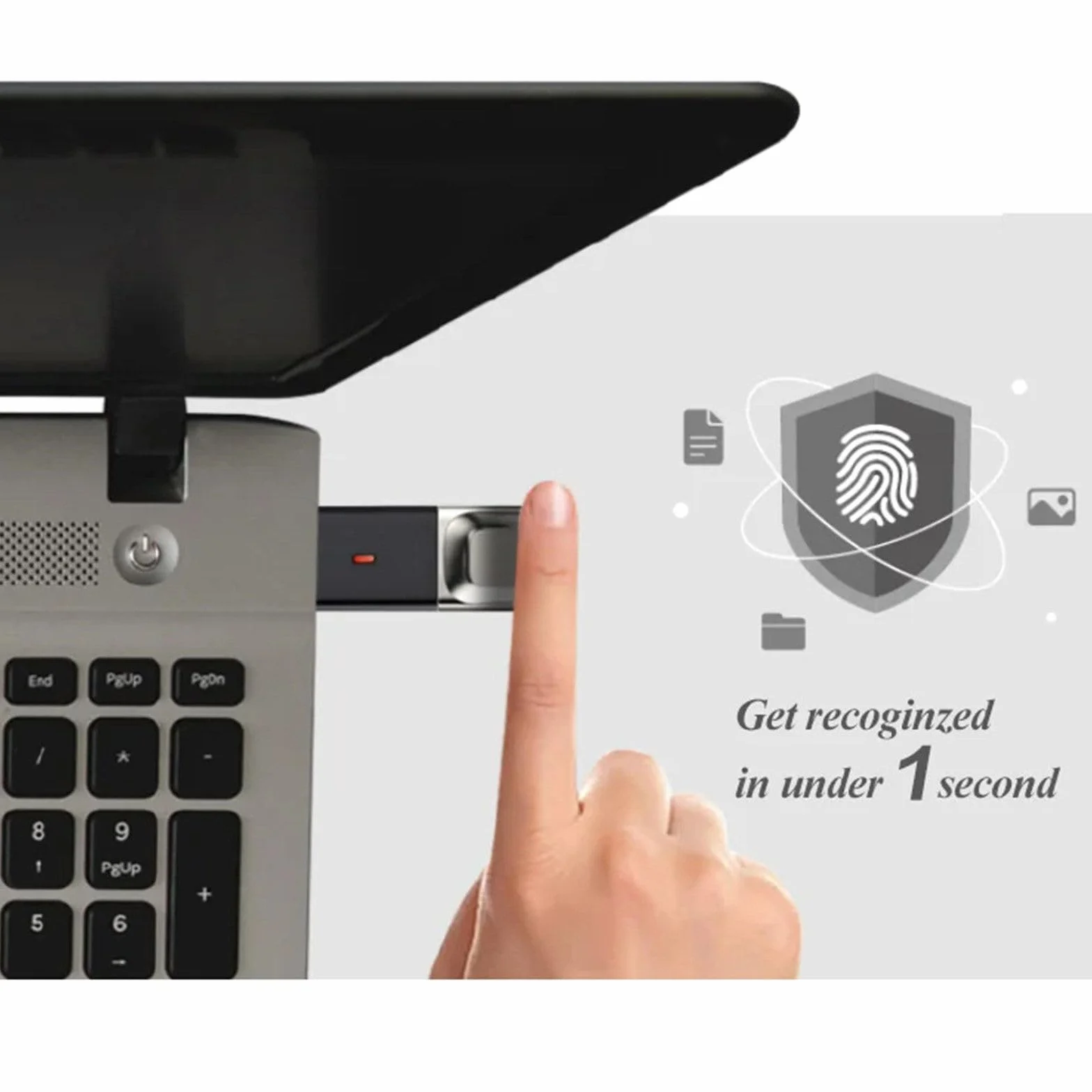Szyfrowanie dysku odcisków palców U B 3.0 dysk flash przenośna szybka pamięć identyfikacyjna dysk U do smartfona PC Laptop,32G