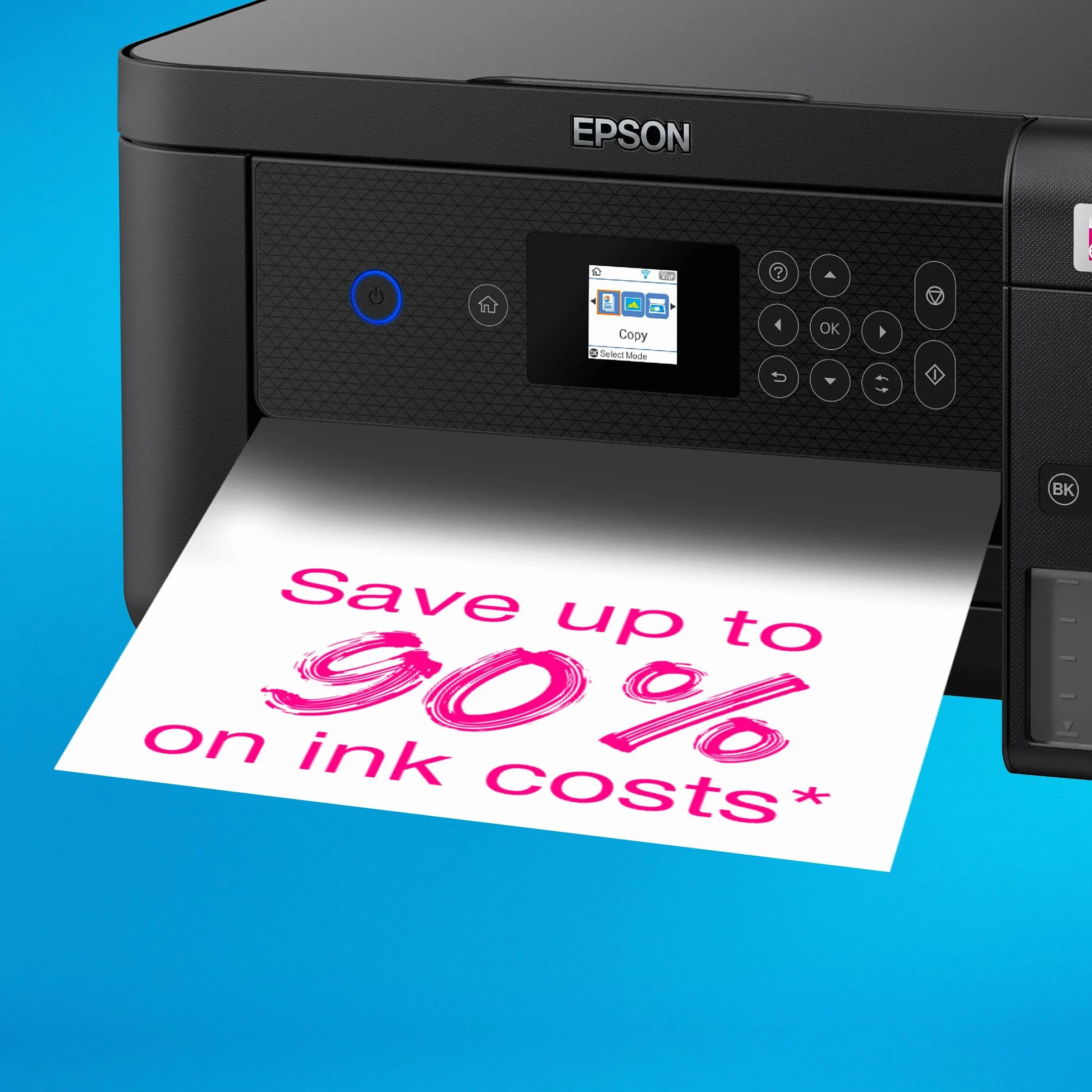 Epson EcoTank ET-2850 Drukarka zbiornika atramentowego Wi-FI do druku/skanowania/kopiowania, do 3 lat atramentu w zestawie