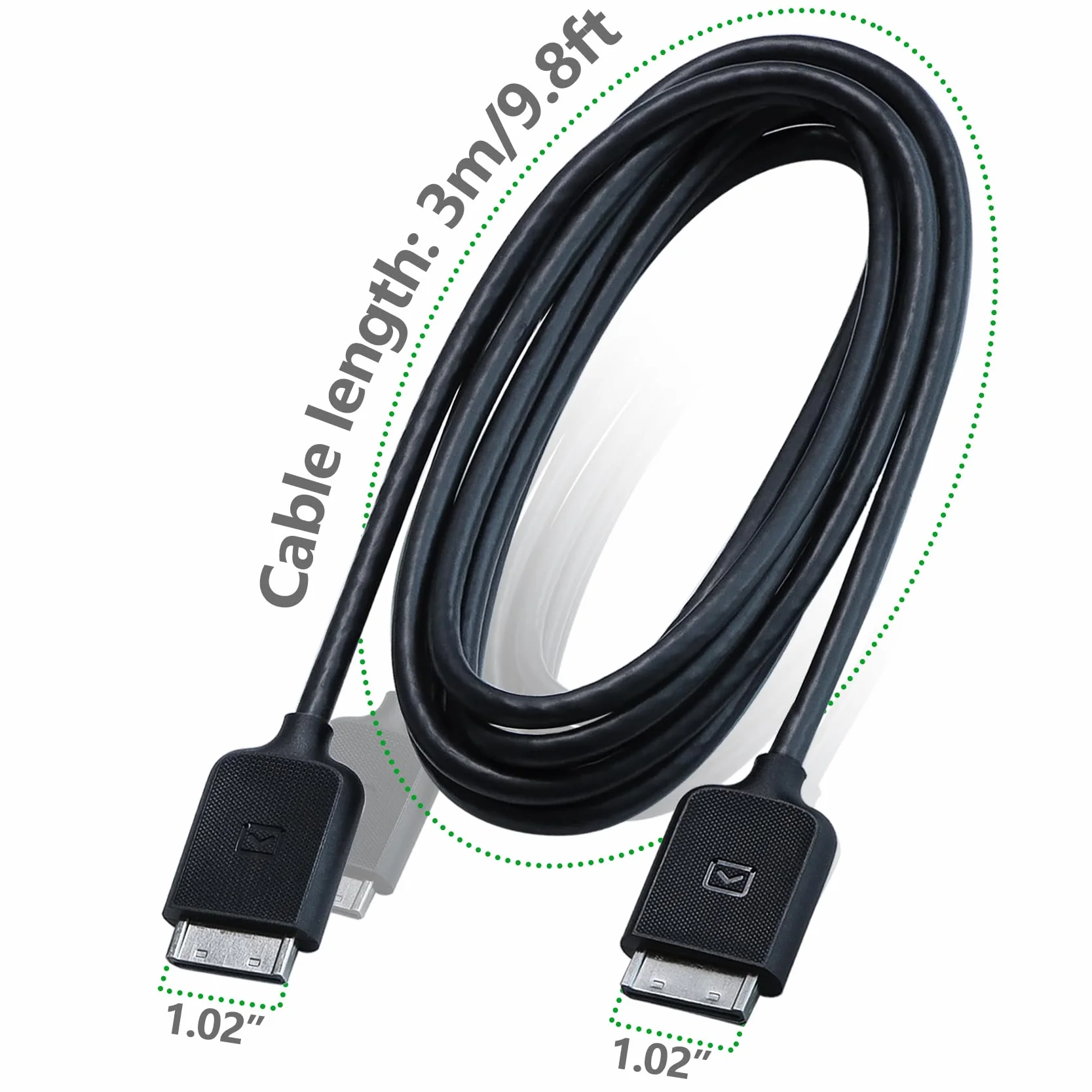 BN39-02210A kabel z jednym połączeniem kompatybilny z Samsung TV 49''-78'' KS7000 KS8000 KS9000 UN55MU7000F UN5KS8500F UN65MU8000F UN65KS8000F, 3M