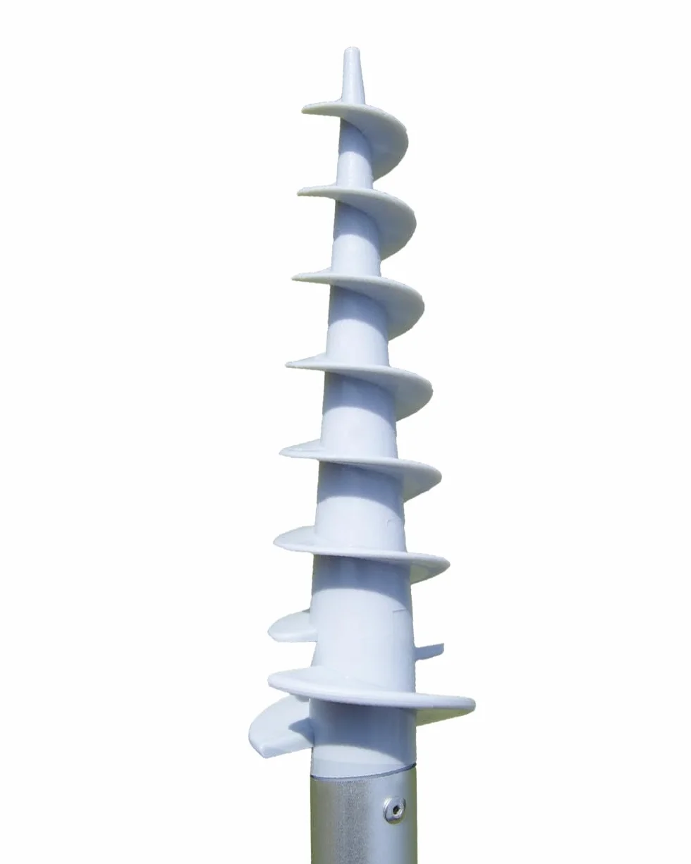 SUN & SURF Parasol plażowy PREMIUM z wentylacją 180 cm nachylona końcówka TWISTER i podwójne uszczelnienie UPF 50+ UV