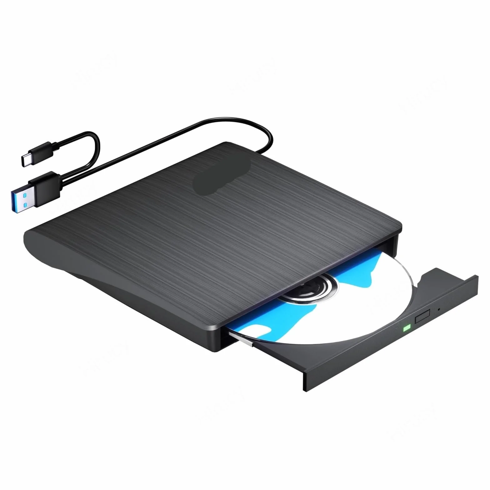 Zewnętrzny napęd Blu-ray, napęd optyczny do laptopa, komputera stacjonarnego, nagrywarki CD, kompatybilny(Nero)