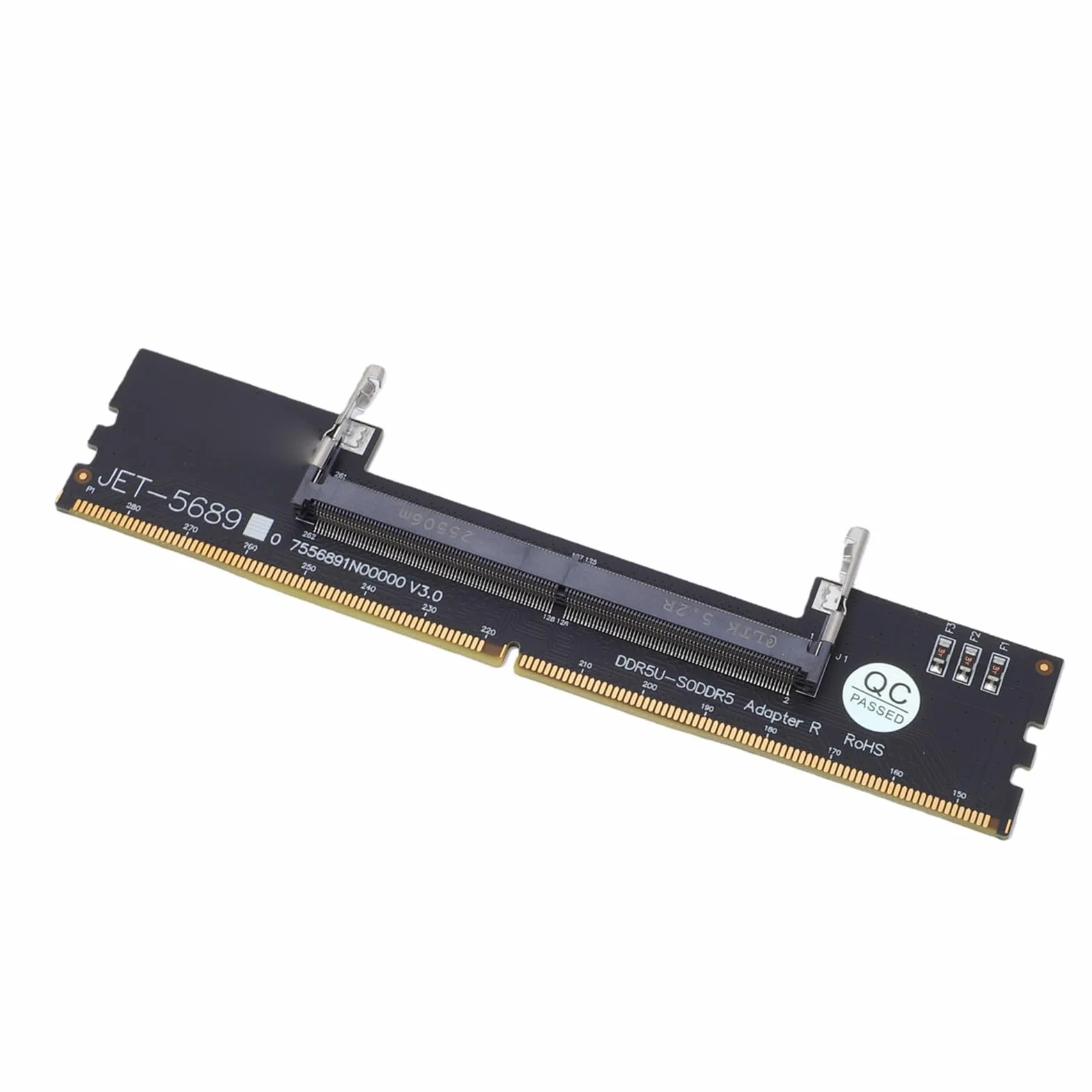 Spacnana Adapter DDR5 U DIMM do SO DDR5 RVS, Konwerter Pamięci Laptopa na Komputer Stacjonarny z Ulepszonymi Możliwościami Testowania, do Naprawy i Konserwacji Komputerów