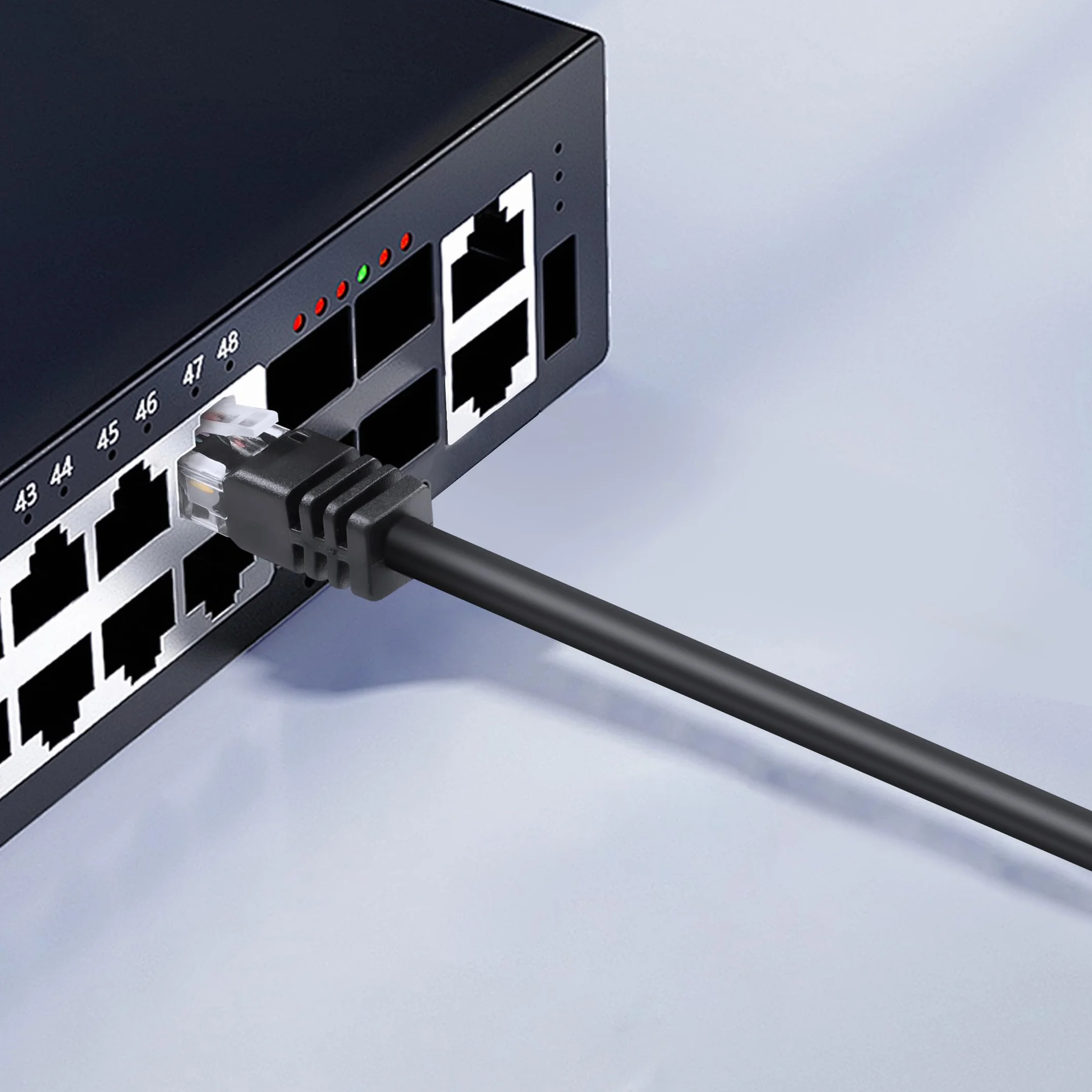 YAODHAOD RJ11/12 6P6C wtyczka 6-biegunowa 1,5 m do kabla telefonicznego Ethernet CCTV
