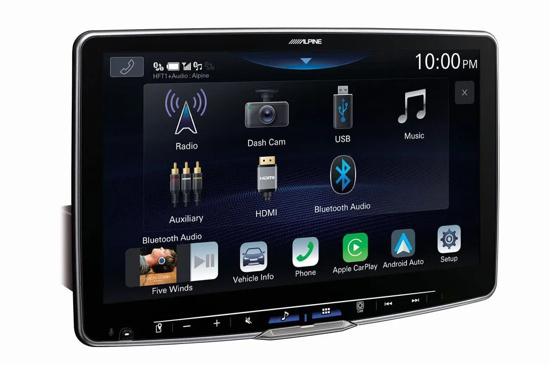 Alpine ILX-F115T6 | radio samochodowe z 11-calowym ekranem dotykowym, DAB+, obudowa do zabudowy 1-DIN, Wireless Apple Carplay i Android Auto wsparcie dla VW T5, T6