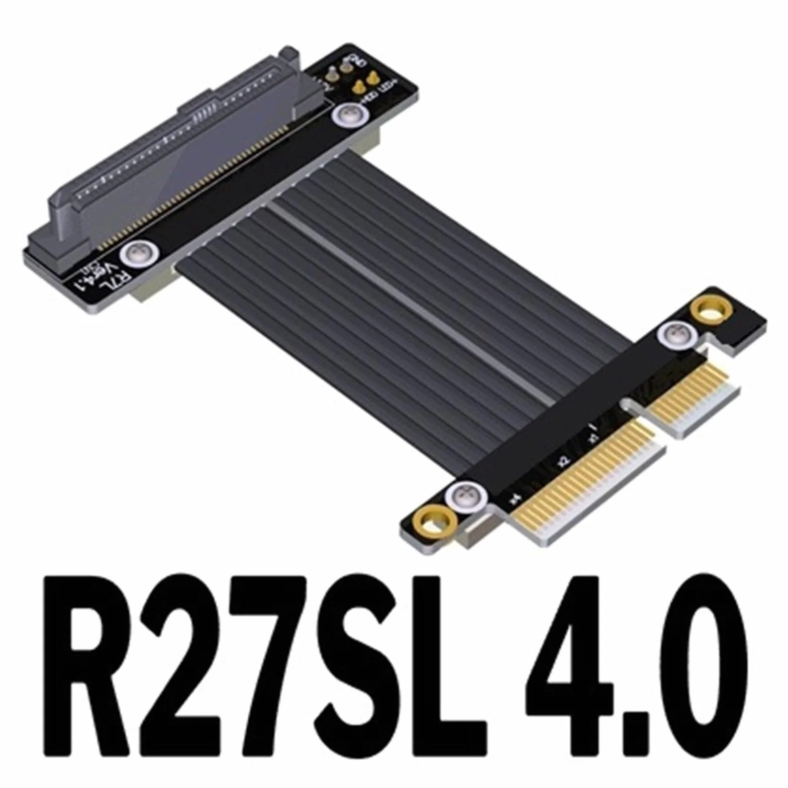 PCIe 4.0 X4 do U.2 dla SSD NVMe U.2 Riser PCI Express 4.0 X4 do U.2 (SFF-8639) (5 cm, R27SL 4.0)