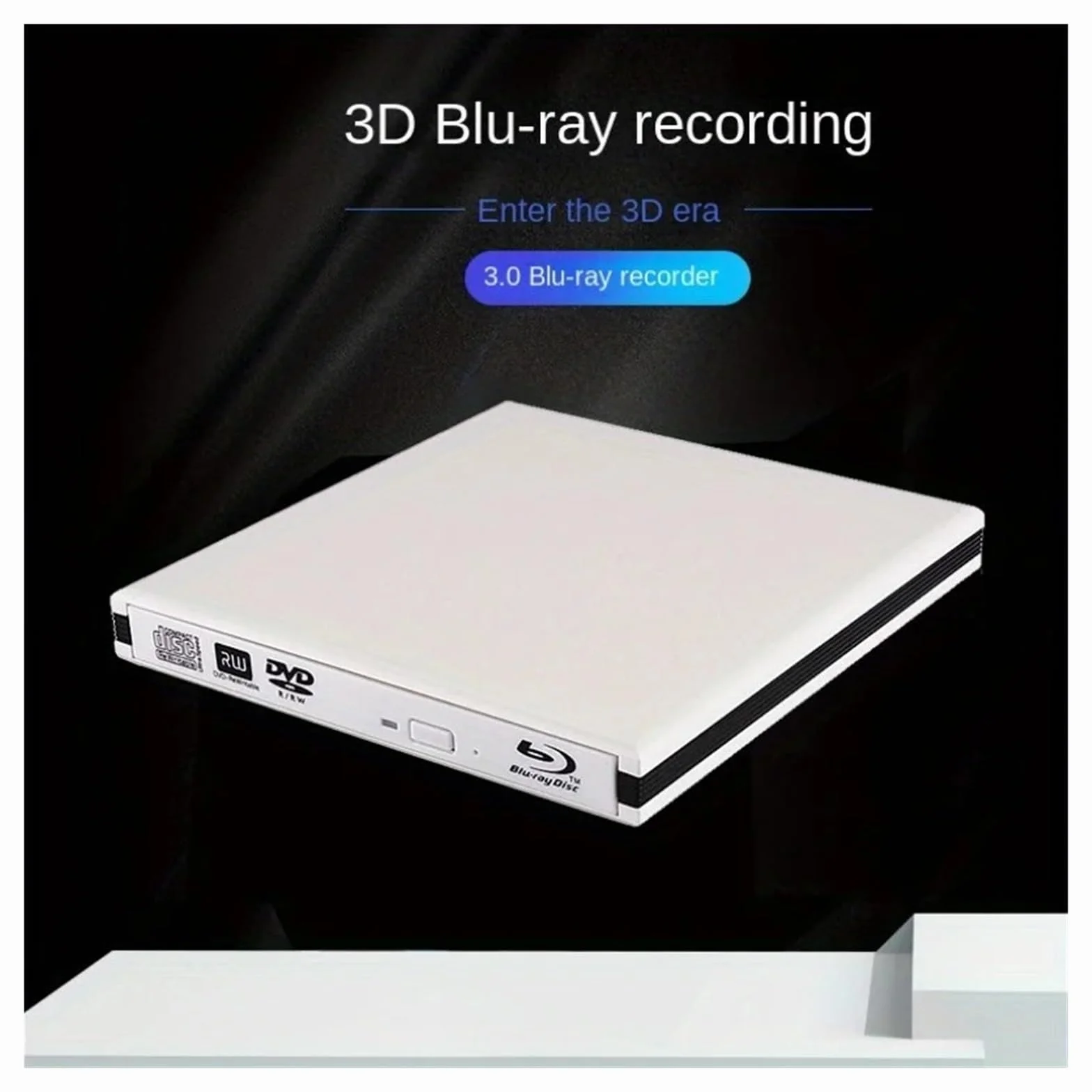 Odtwarzacz DVD, Nagrywarka Blu-Ray USB 3.0 CD DVD Zewnętrzny napęd Blu-ray Czytnik(Nero)
