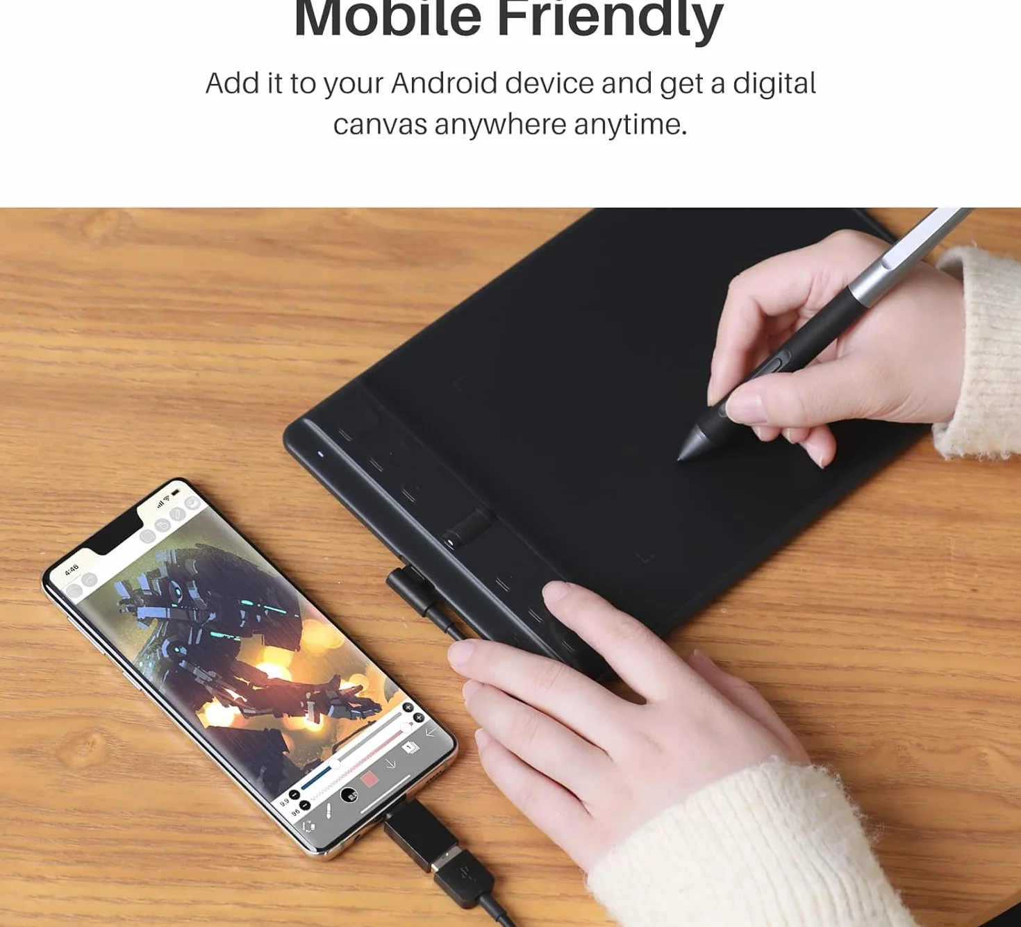 2023 HUION Inspiroy 2 mały tablet do rysowania z kółkiem przewijania, 6 spersonalizowanych klawiszy, rysik bez baterii do sztuki cyfrowej, projektowania, edycji zdjęć, tablet graficzny 6 x 4 cale,
