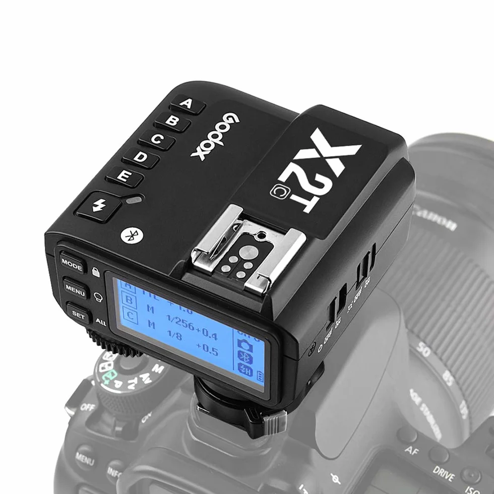 Godox X2T-C E-TTL II bezprzewodowy wyzwalacz lampy błyskowej 1/8000s HSS 2.4G bezprzewodowy nadajnik wyzwalający kompatybilny z aparatem Canon DSLR Godox V1 TT685C TT350C V860II-C TT600 AD200 AD200Pro