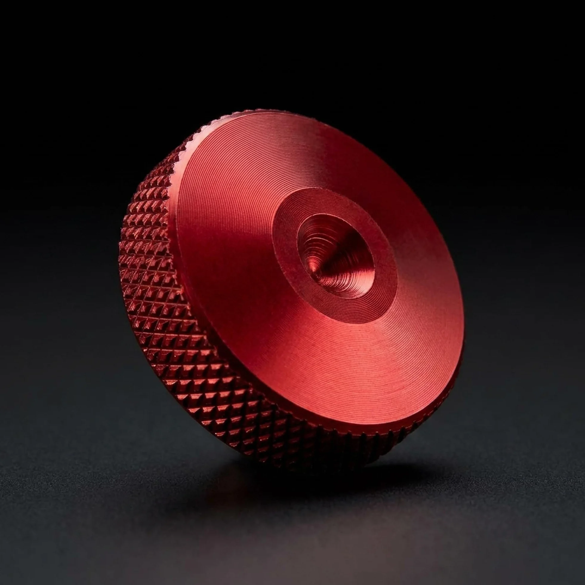 Podkładki Pod Kolce Głośnikowe Średnica 20mm L-8mm Aluminium Czerwone 4 sztuki
