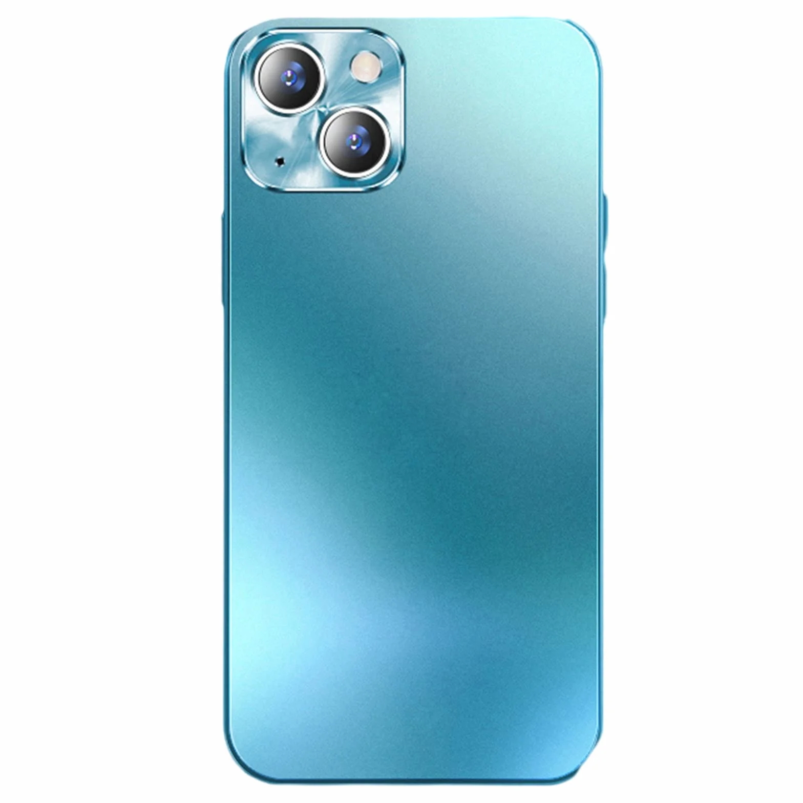 Etui do iPhone 13 Pro Max/13 Pro/13/13 Mini, matowa konstrukcja, ochrona aparatu, twardy silikon TPU, odporne na uderzenia, niebieskie 2,13 Mini 5,4"