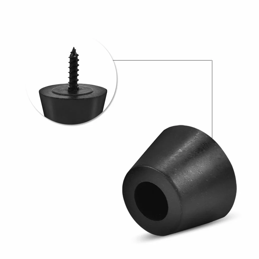 Goshyda 8 szt. 30 x 20 mm gumowe nóżki antywibracyjne podstawa podstawka uchwyt ze śrubami do głośnika, wzmacniacz gitary, subwoofer samochodowy