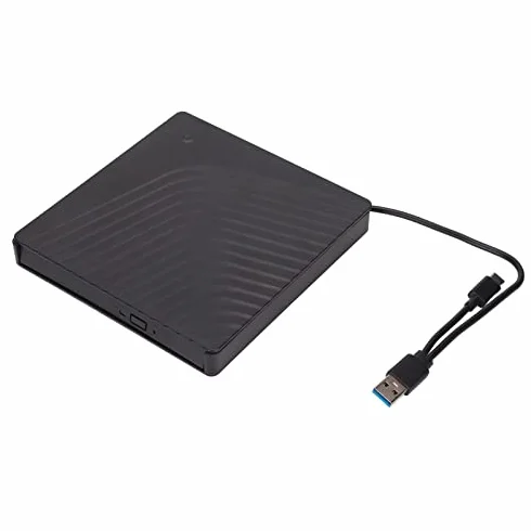 Zewnętrzne Pudełko na Napęd, Zdejmowana Obudowa Zewnętrznego Napędu Optycznego, Obudowa Napędu Optycznego Laptopa USB3.0/USB2.0 5Gbps, do Napędu DVD RW SATA 12.7mm/9.5mm