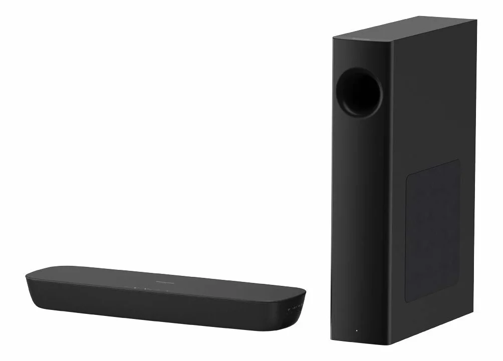 Panasonic SC-HTB250 system audio do kina domowego (120W, HDMI, Bluetooth, 2 pełnozakresowe głośniki 10x4cm, Bass Reflex, Virtual Surround), czarny