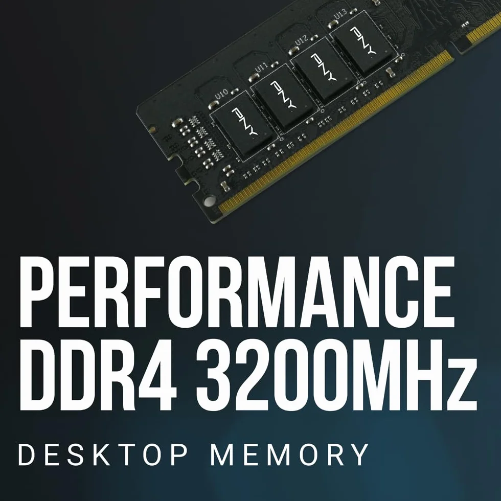 PNY PERFORMANCE DDR4 8GB 3200MHz RAM Desktop Memory