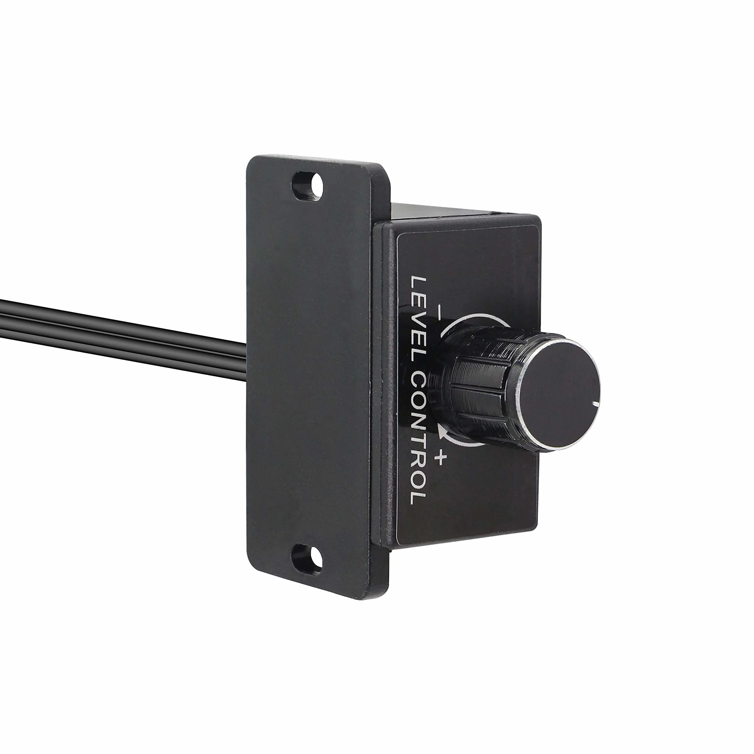 Uniwersalny kontroler poziomu RCA wzmacniacz audio regulator dźwięku Bass Boost Volume przycisk sterujący kabel do samochodu