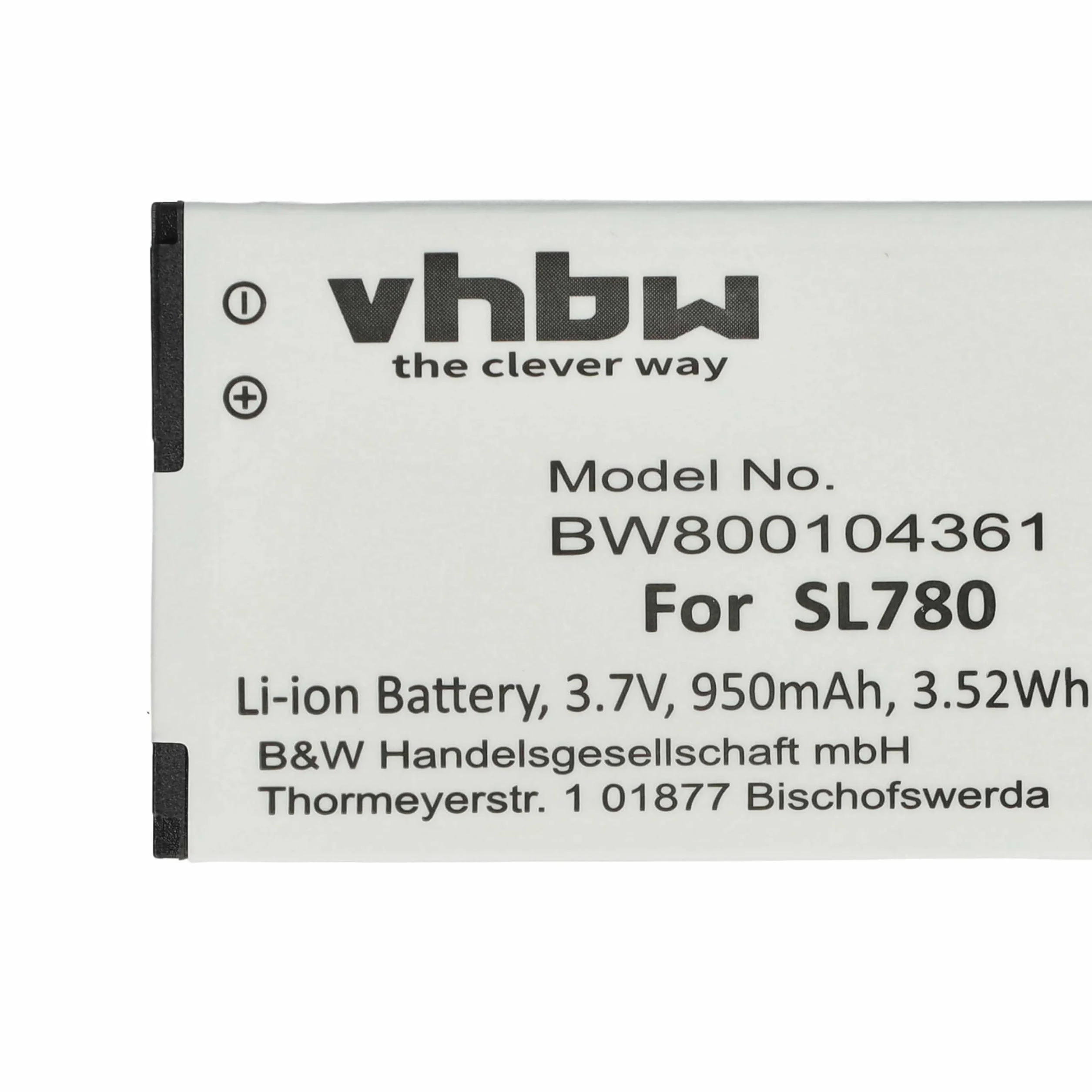 vhbw 10 x bateria kompatybilna z Siemens Gigaset SL785, SL788, SL78H telefon stacjonarny lub bezprzewodowy (950 mAh, 3,7 V, Li-Ion)