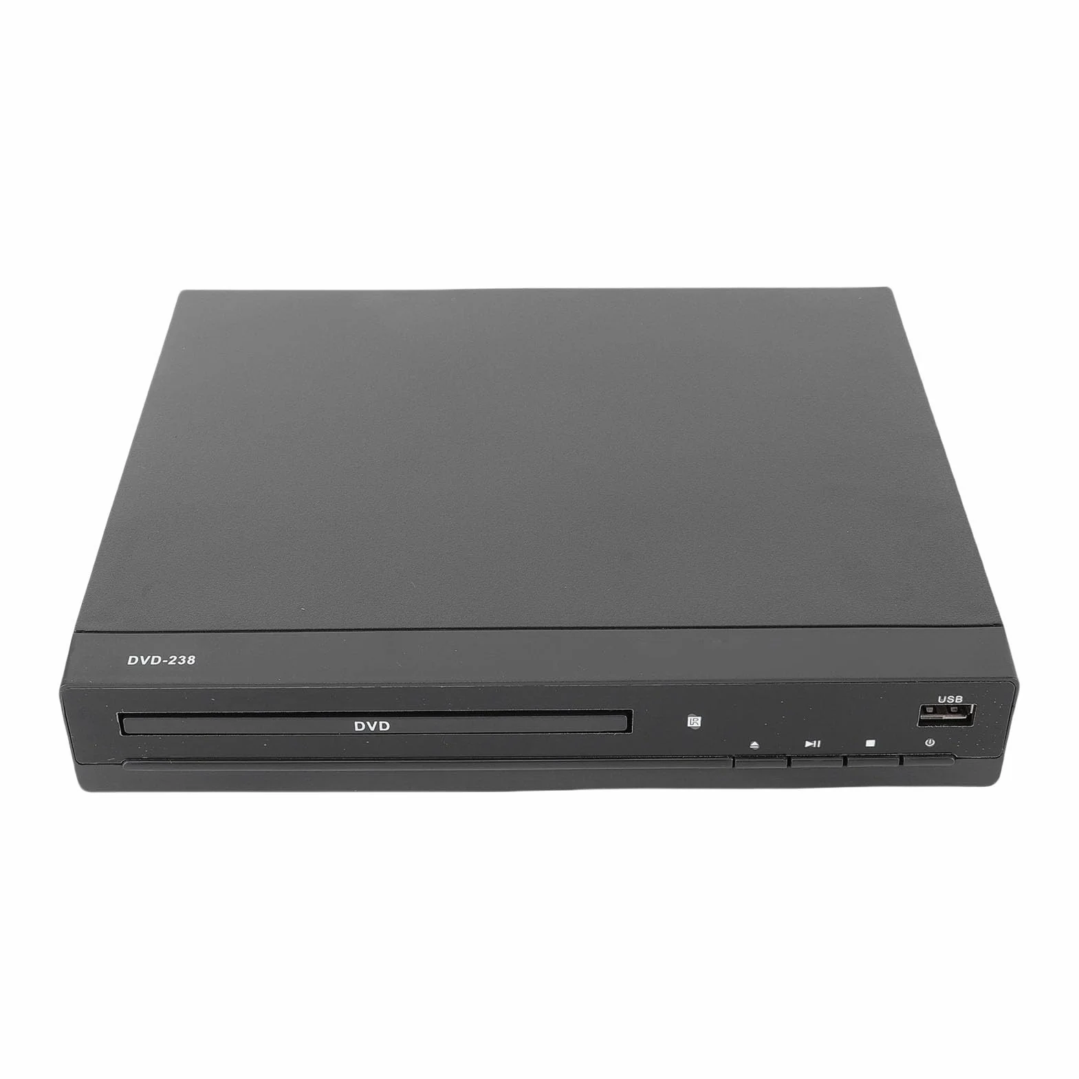Odtwarzacz DVD, Skalowanie do 1080P, Odtwarzanie Wszystkich Regionów za pomocą Portu USB i Pilota, do Projektora Telewizyjnego Kina Domowego (wtyczka UE)