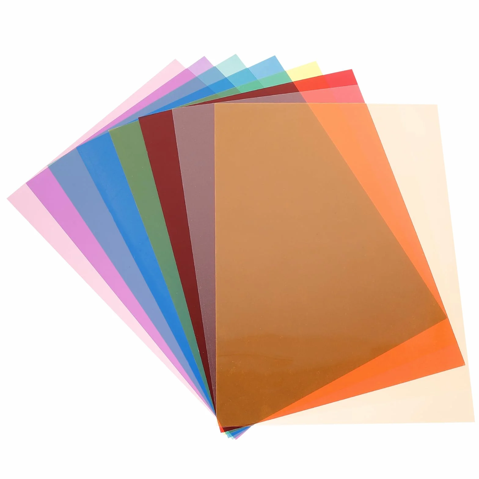 Kolorowych Filtrów Żelowych PVC Do Oświetlenia Scenicznego i Fotograficznego Transparentne Folie Do Korekcji Barw Uniwersalne Filtry Świetlne