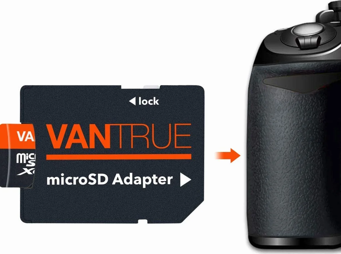 VANTRUE Karta pamięci microSD UHS-I U3 A2 4K, 128 GB, adapter kompatybilny z kamerą pokładową, smartfonem, tabletem, kamerą akcji i kamerą monitorującą (128 GB)