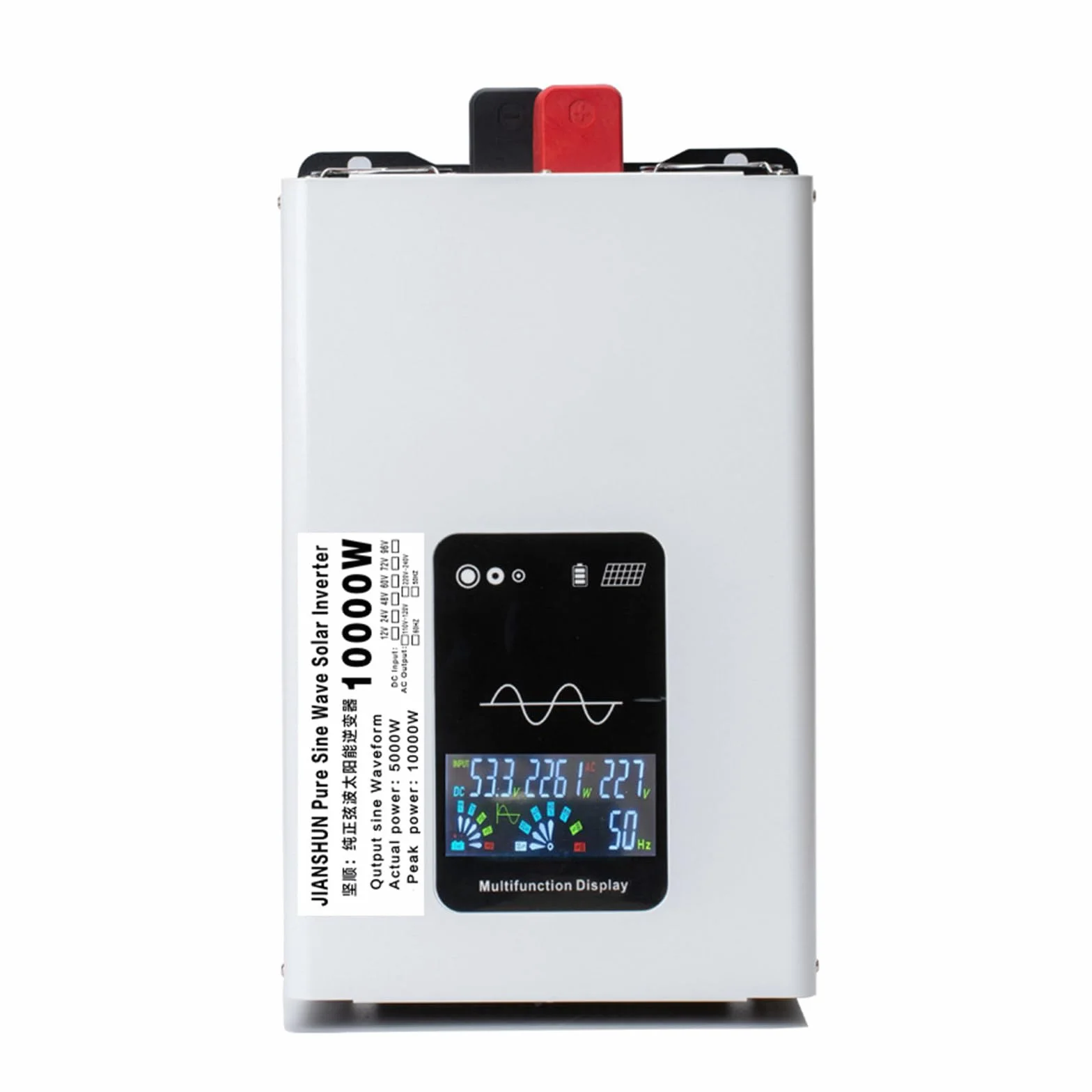 Przetwornica NapięCia, Falownik Sinusoidalny, PrąD StałY 12 V–72 V Na PrąD Przemienny 110 V/240 V, WyśWietlacz Lcd, Moc 5000 W–8000 W, Do UżYtku Domowego/Na ZewnąTrz/W Samochodach 10000W-60V