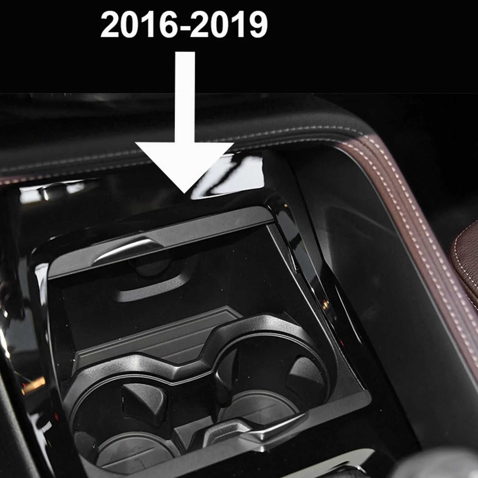 Adapter ładowarki samochodowej USB Ładowarka bezprzewodowa QI Car, do BMW, X1 X2 2016-2021 F39 F48 F49 Uchwyt do szybkiego ładowania telefonu komórkowego Akcesoria Płytka ładująca(X1 X2 2016-2019)