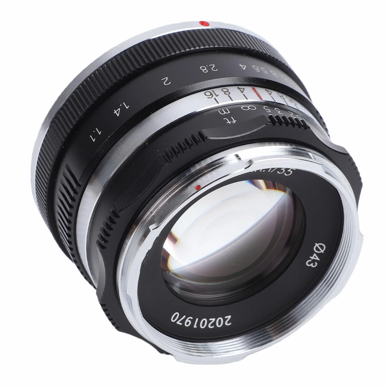 LICAEVEY Obiektyw 35 Mm F/1.1 MF APS C z Mocowaniem X, Obiektyw Stałoogniskowy z ręczną regulacją Ostrości o Dużej Przysłonie, 10-listkowa Przysłona, Metalowy Korpus do Portretowej