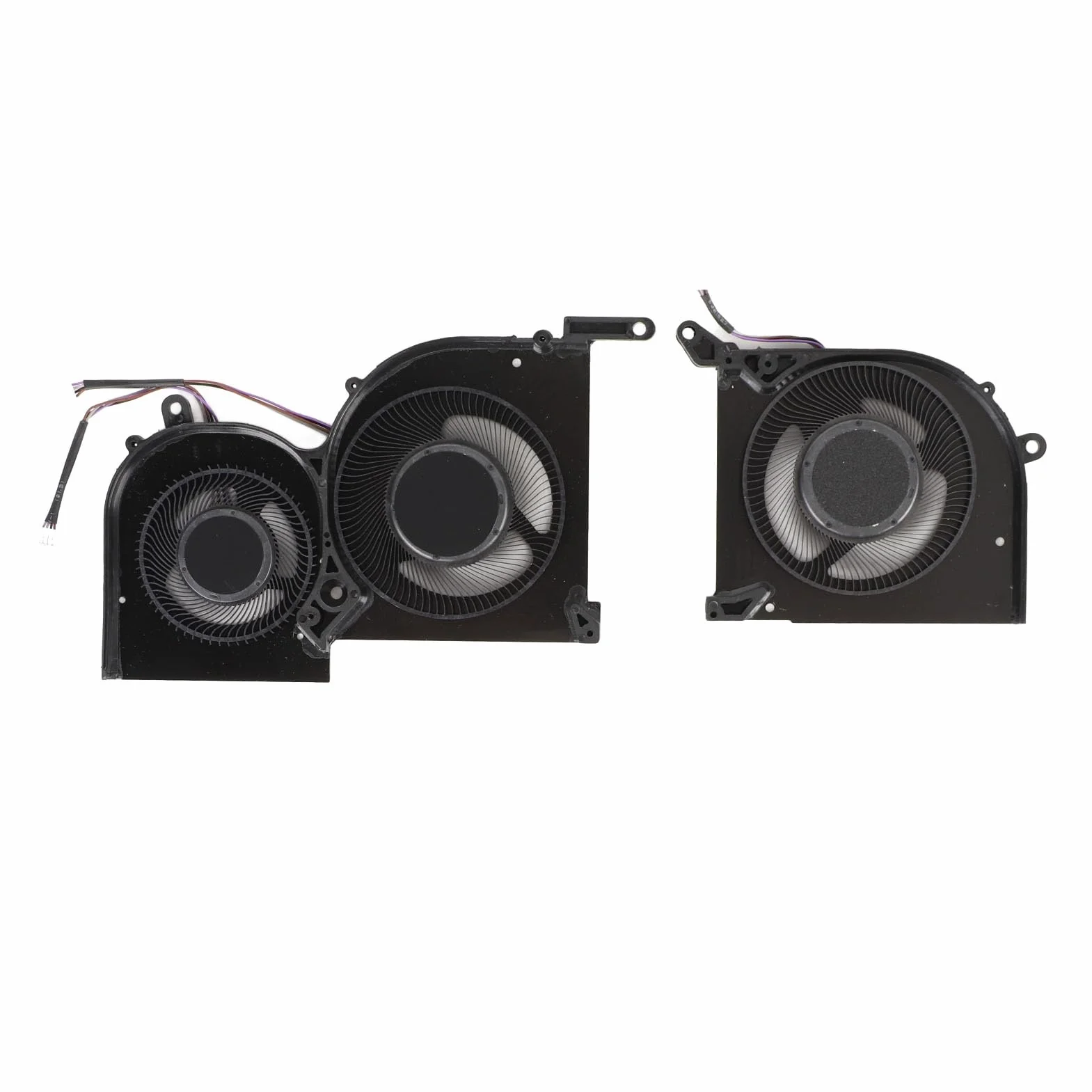 Acouto 4-pinowy Wentylator GPU do Laptopa z Aluminiowym Stopem i ABS, Chłodzący Wentylator dla GS66 10SD 10SGS 10SFS 10SF 10SE MS 16V1 MS 16V2 WS66 P66