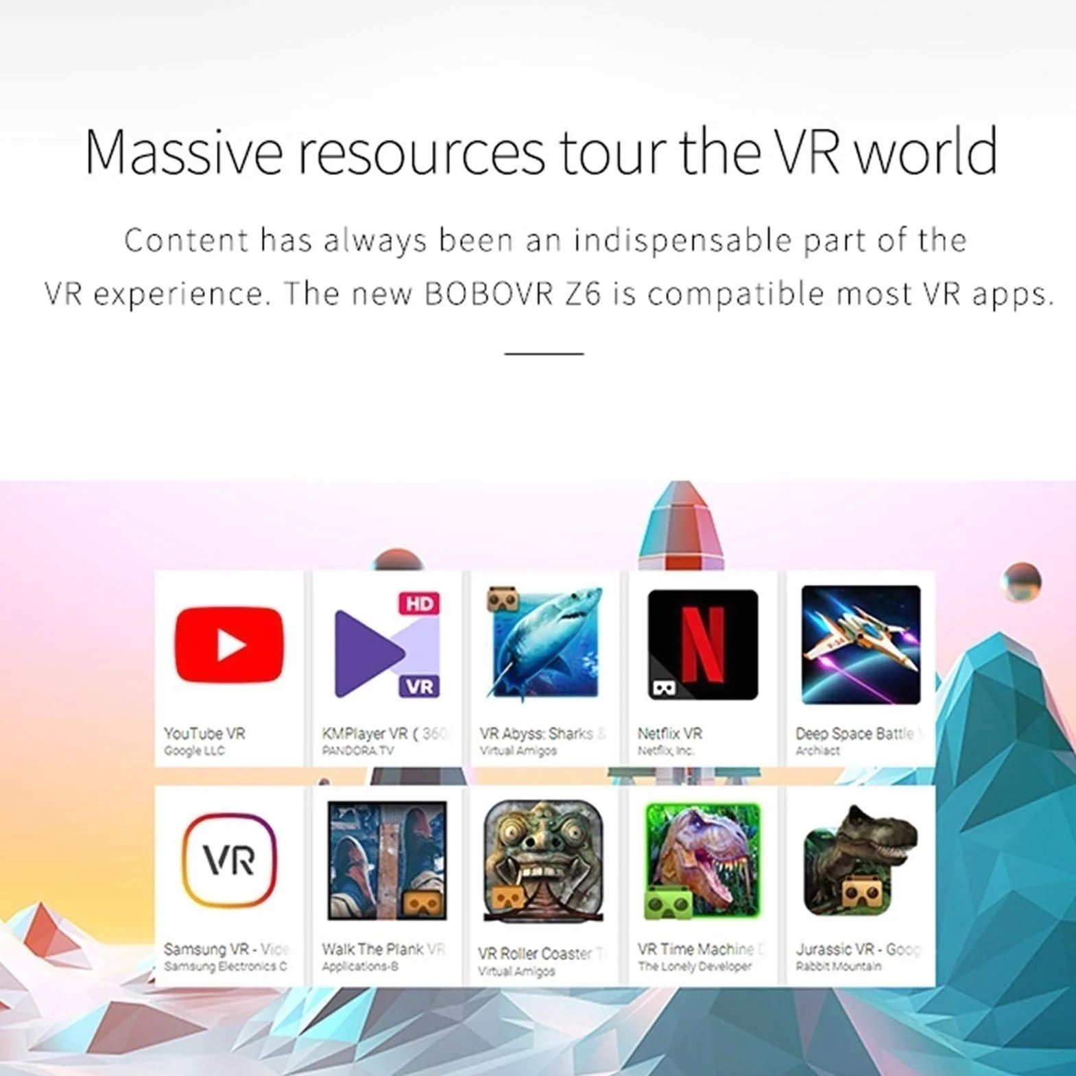 Wirtualne okulary VR, bezprzewodowe gogle bluetooth 3D wirtualnej rzeczywistości z pilotem, używane do grania w gry i oglądania filmów 4,7-6,5 calowy telefon komórkowy