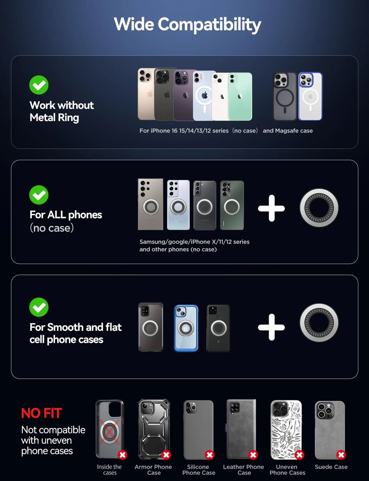 JOYROOM 15 W samochodowy uchwyt na telefon z funkcją ładowania [dwustronny obrót] Bezprzewodowa ładowarka samochodowa do deski rozdzielczej Magsafe Magnetyczny uchwyt do iPhone'a 16 15 14 13 12 Pro