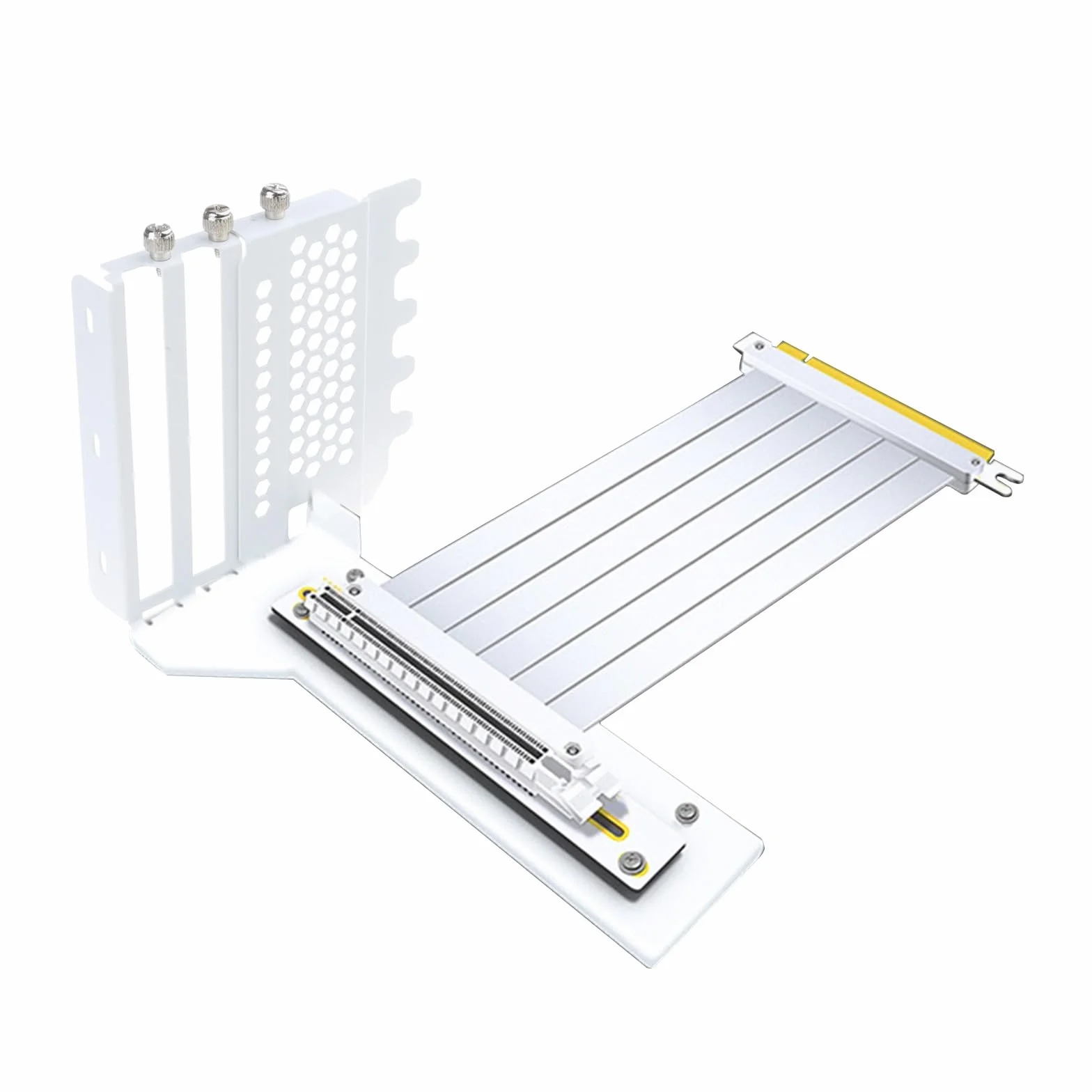 PCIE3.0 wspornik gniazda pionowy uchwyt na kartę graficzną regulowany PCIE3.0 X16 przedłużacz opcja poprawia konfigurację gier