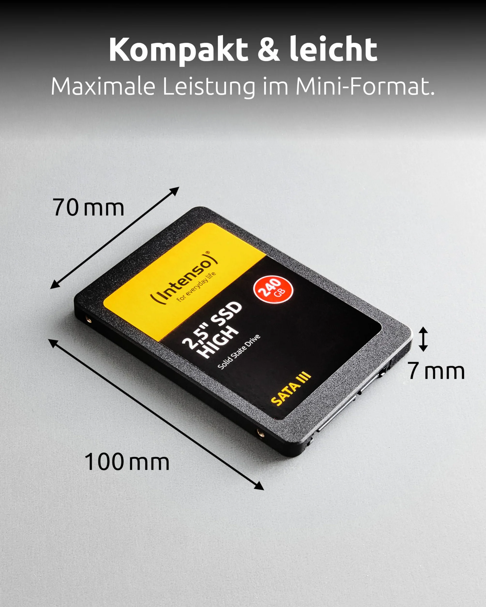 Intenso 3813430 120GB SATA III High Performance Internal 2.5' SSD