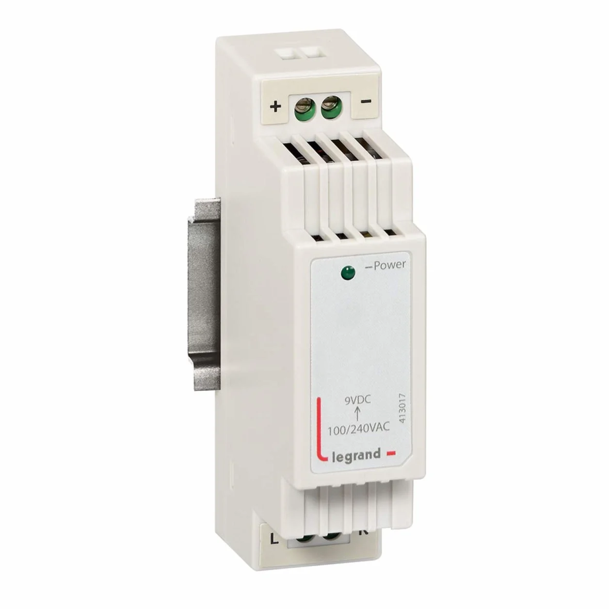 Legrand Leg413017 zasilacz sieciowy 9 V/1,6 A do rozmiarów Multimedia 1,5 moduły DIN