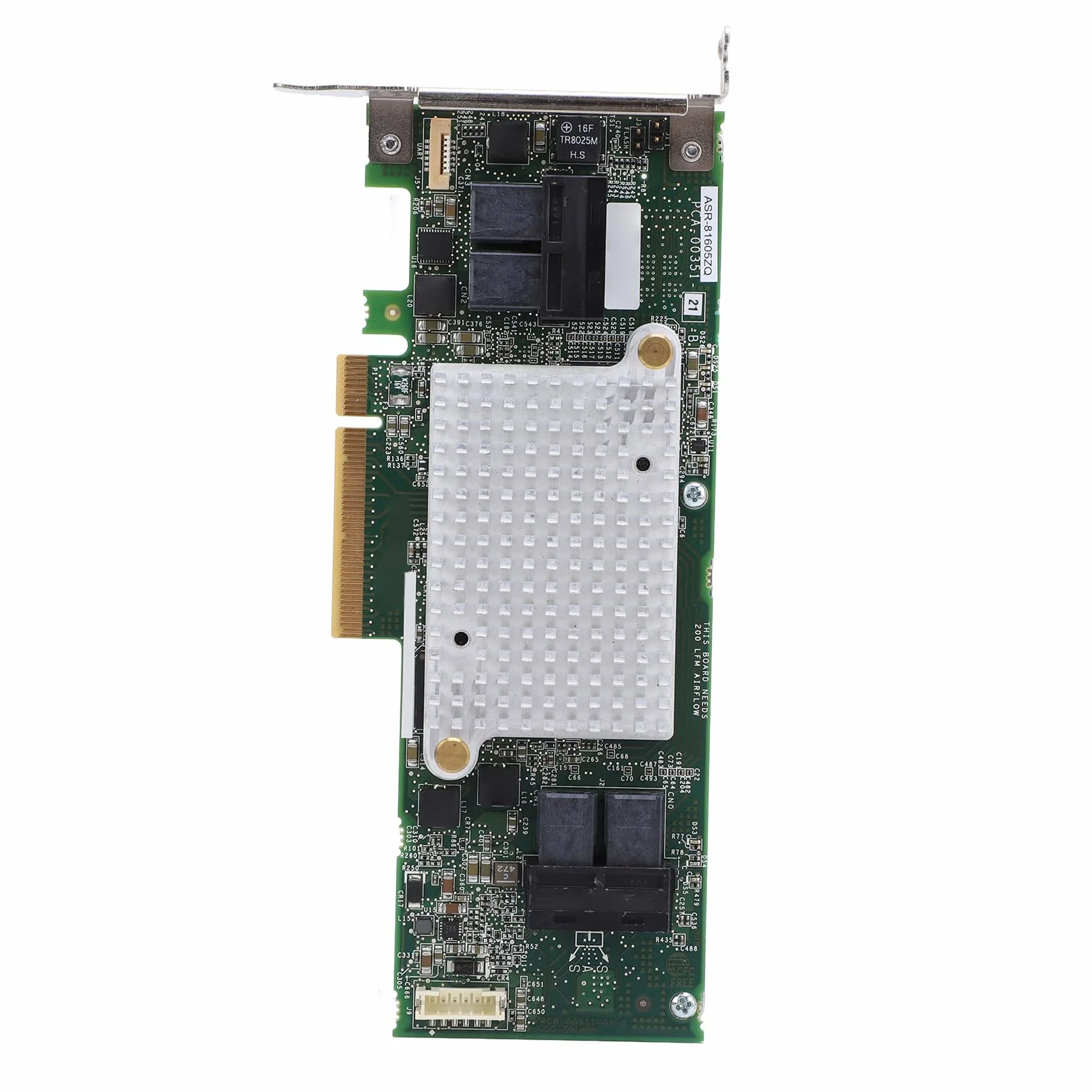 Karta ASR 81605ZQ 12 GB/s 1 GB Pamięci Podręcznej 16 Kanałów 256 urządzeń Pamięci Masowej Karta Kontrolera PCIe X8 Przesyłanie Danych w górę Macierzy SAS Macierzy PCIe X8 Kontroler