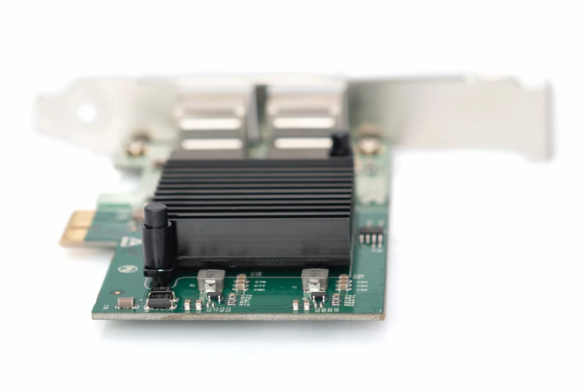 DIGITUS Karta sieciowa Gigabit PCIe – 2-portowa RJ45 - Layer-2 - Intel Chipsatz 82575EB - 1-GBit/s - VLAN & Flow-Control