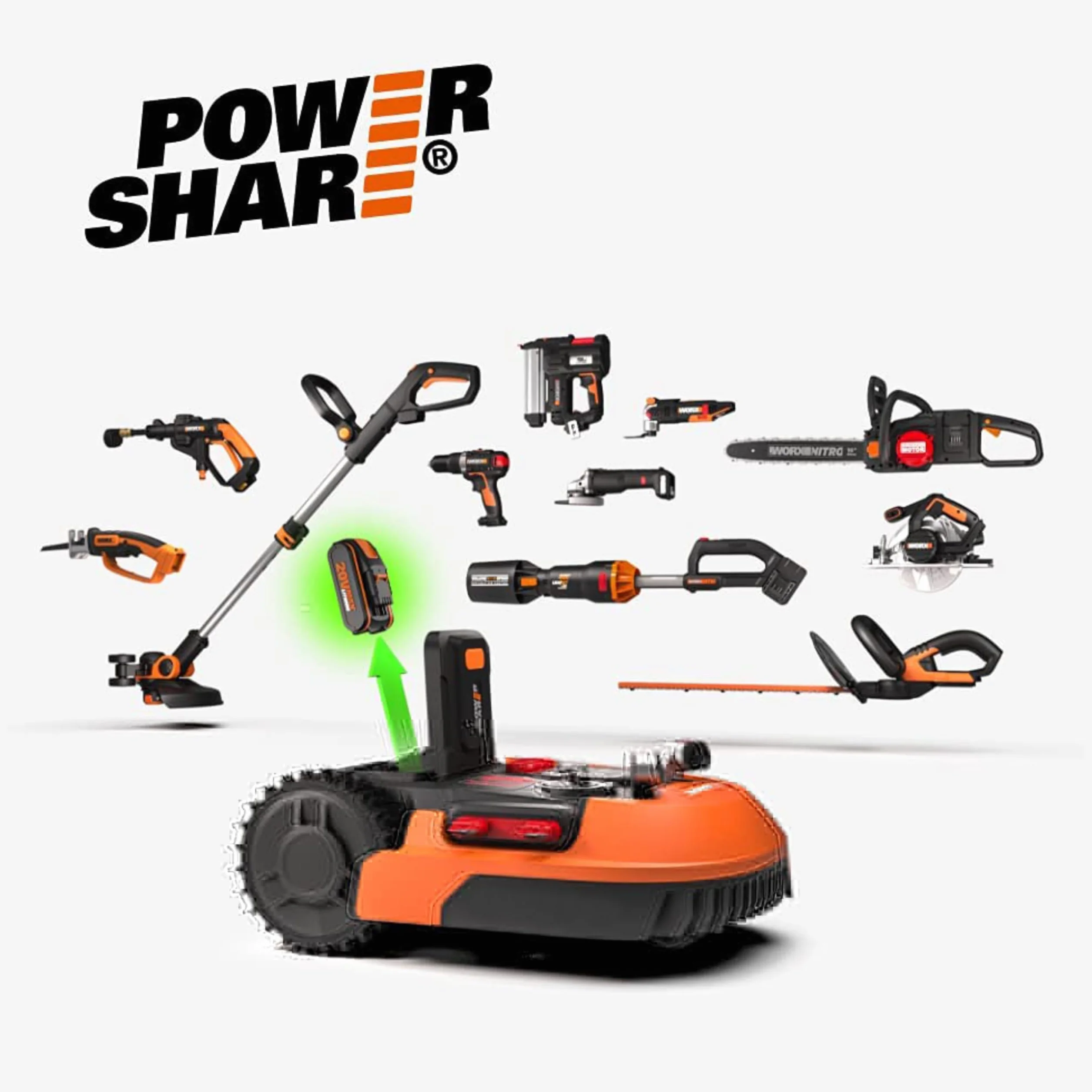 WORX WR169E Robot Landroid Classic kosiarka do trawy z ogranicznikiem przewodowym do ogrodów do 300 m² - nawigacja AIA, sterowanie aplikacją, Wi-Fi, Bluetooth - cięcie na krawędzi, szerokość cięcia 16