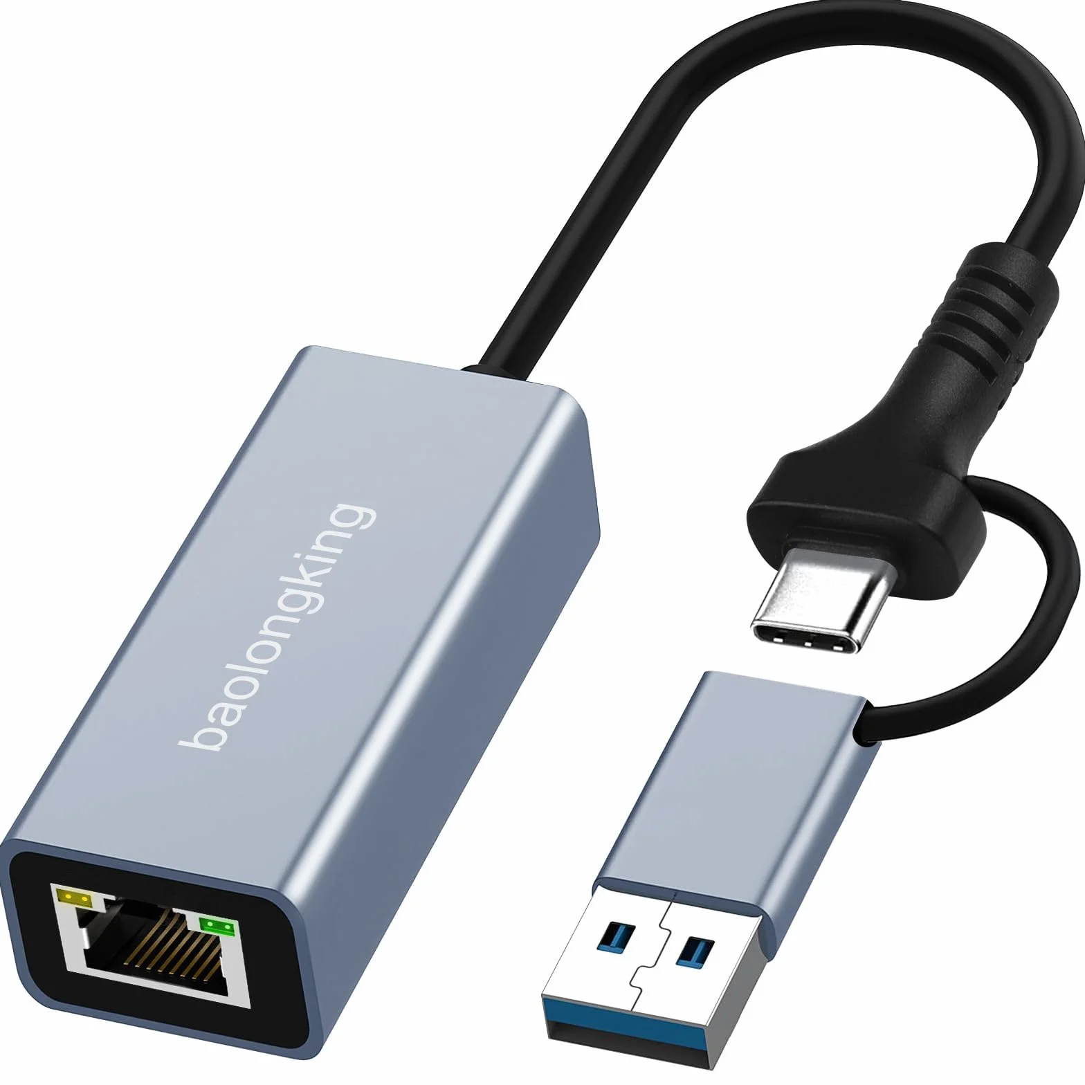 Adapter sieciowy USB-C Ethernet 1000 Mb/s USB 3.0 10/100/1000 Mb/s