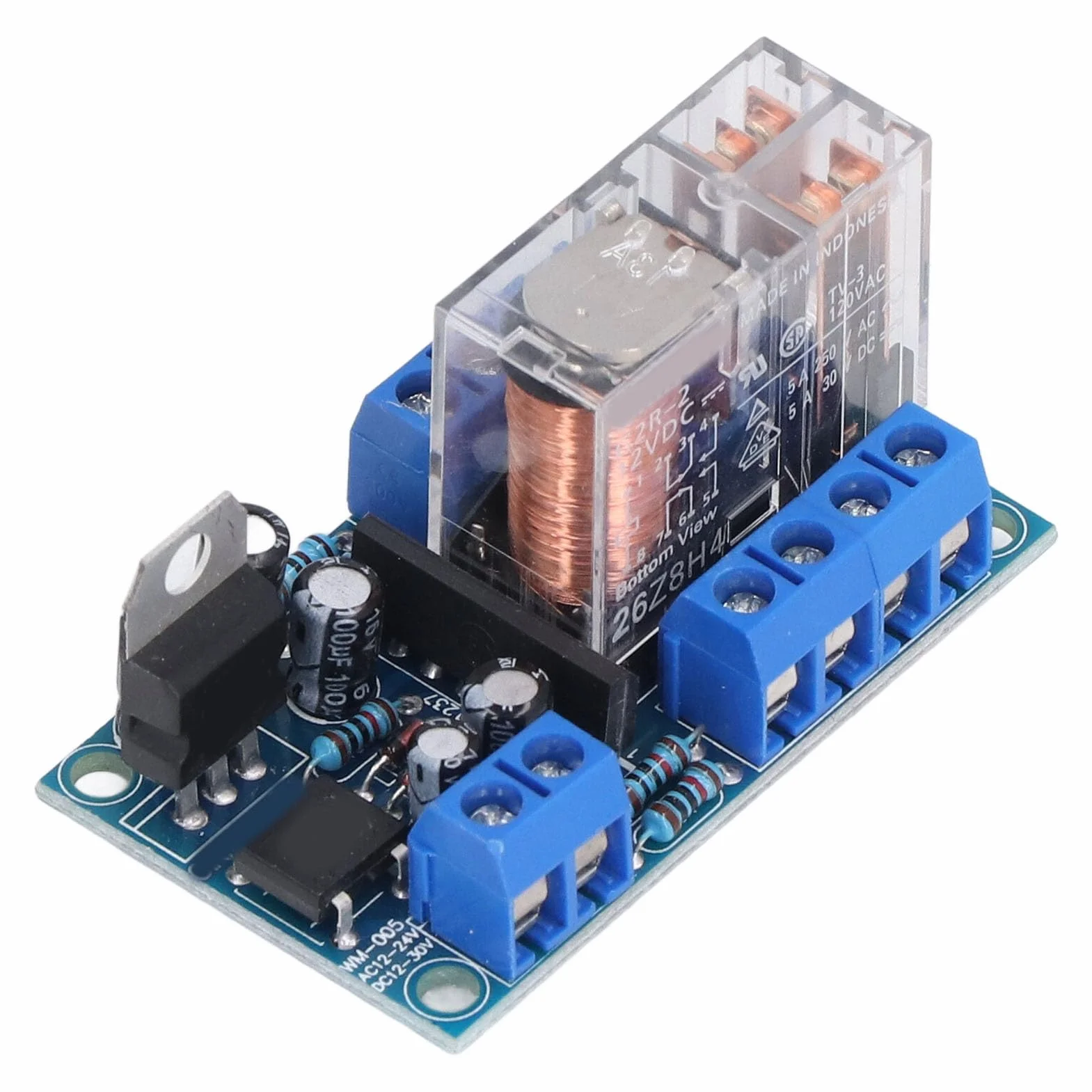 Opóźnienie Płyty Ochrony Głośników, AC DC 12V-24V Płyta Ochrony Opóźnienia, PCB Uruchamiania, kanał 2.0