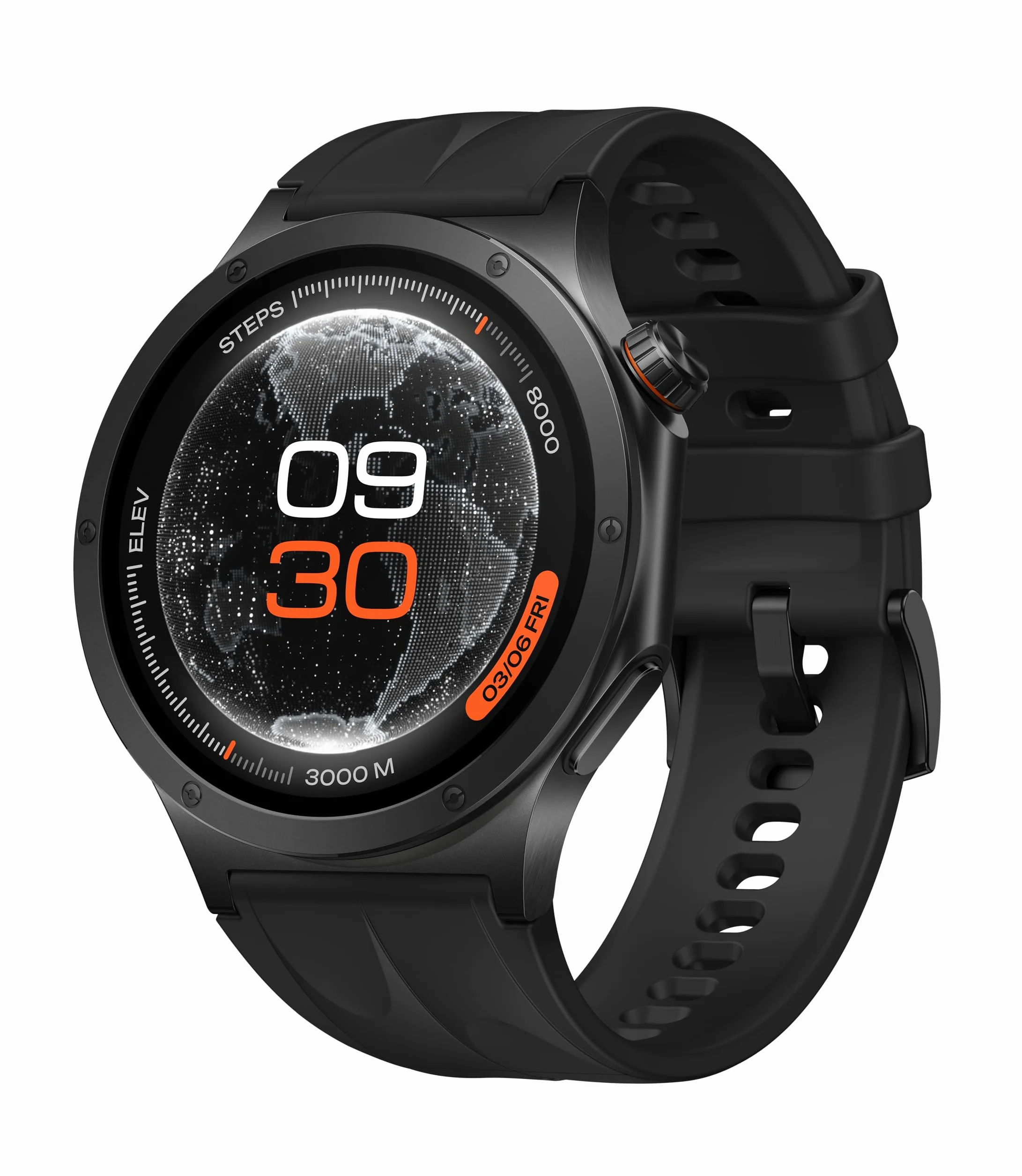 OPPO Watch X3 Smartwatch z Wear OS, wyświetlacz AMOLED, 3,8 cm (1,5"), bateria do 16 dni, EKG i zdrowie w 60 sekund, podwójny GPS, wodoszczelny IP69/5 ATM, tytan i szafirowe szkło, obsydian