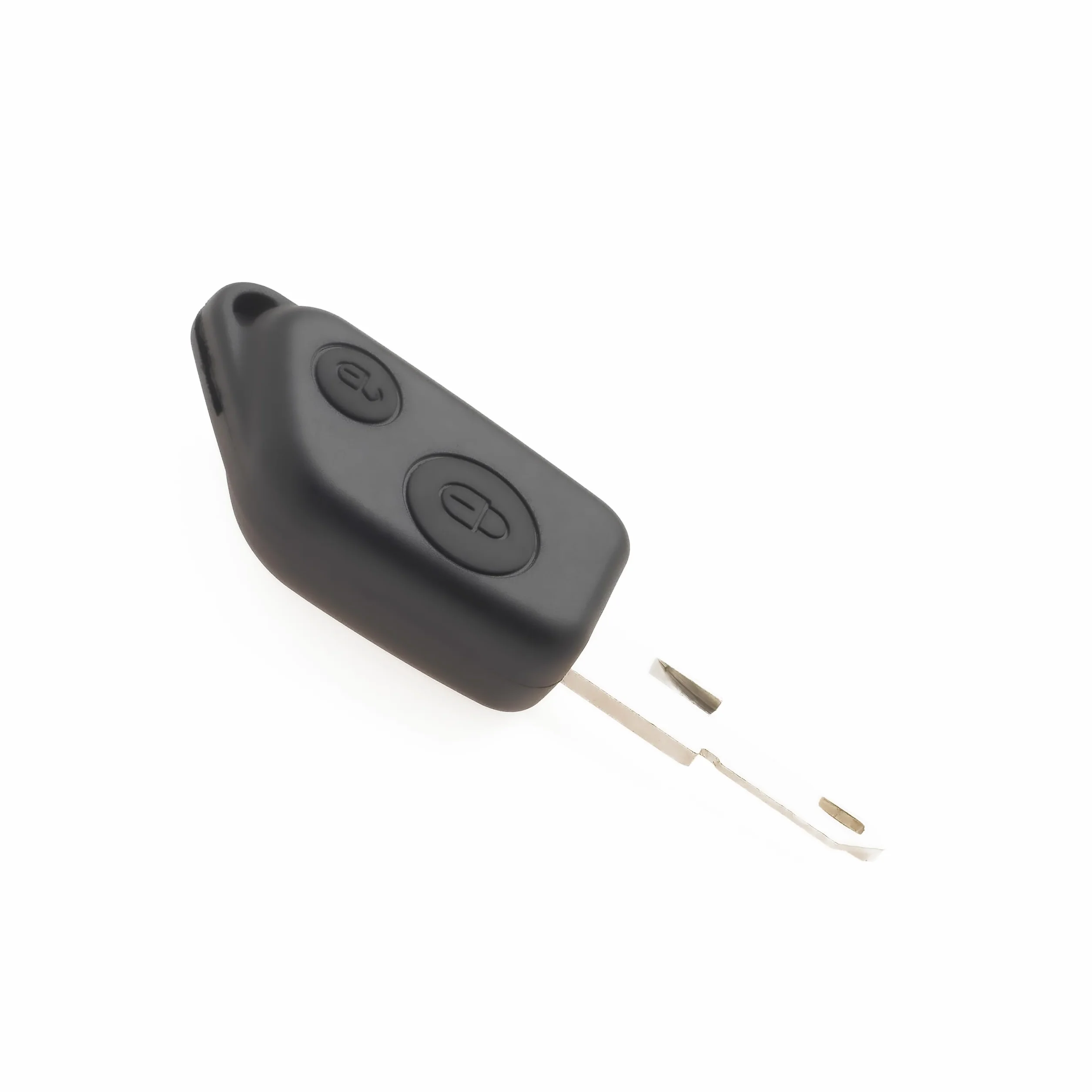 JONGO® Etui na klucze z ostrzem kompatybilne z Peugeot 306 Pilot 2 przyciski Obudowa bez elektroniki Zamiennik Auto
