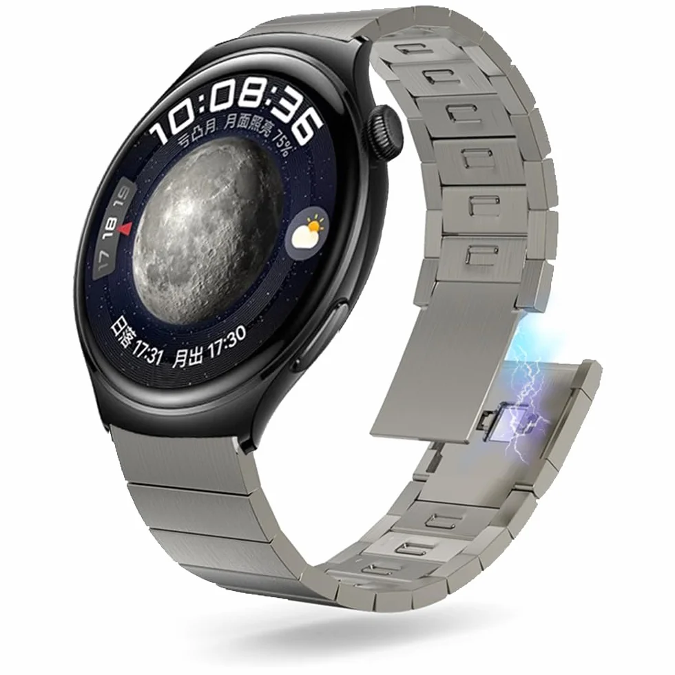 Metalowy pasek magnetyczny do zegarka Huawei Watch GT 46 mm/42 mm GT 2E/pro GT Active pasek ze stali nierdzewnej, akcesoria zastępcze