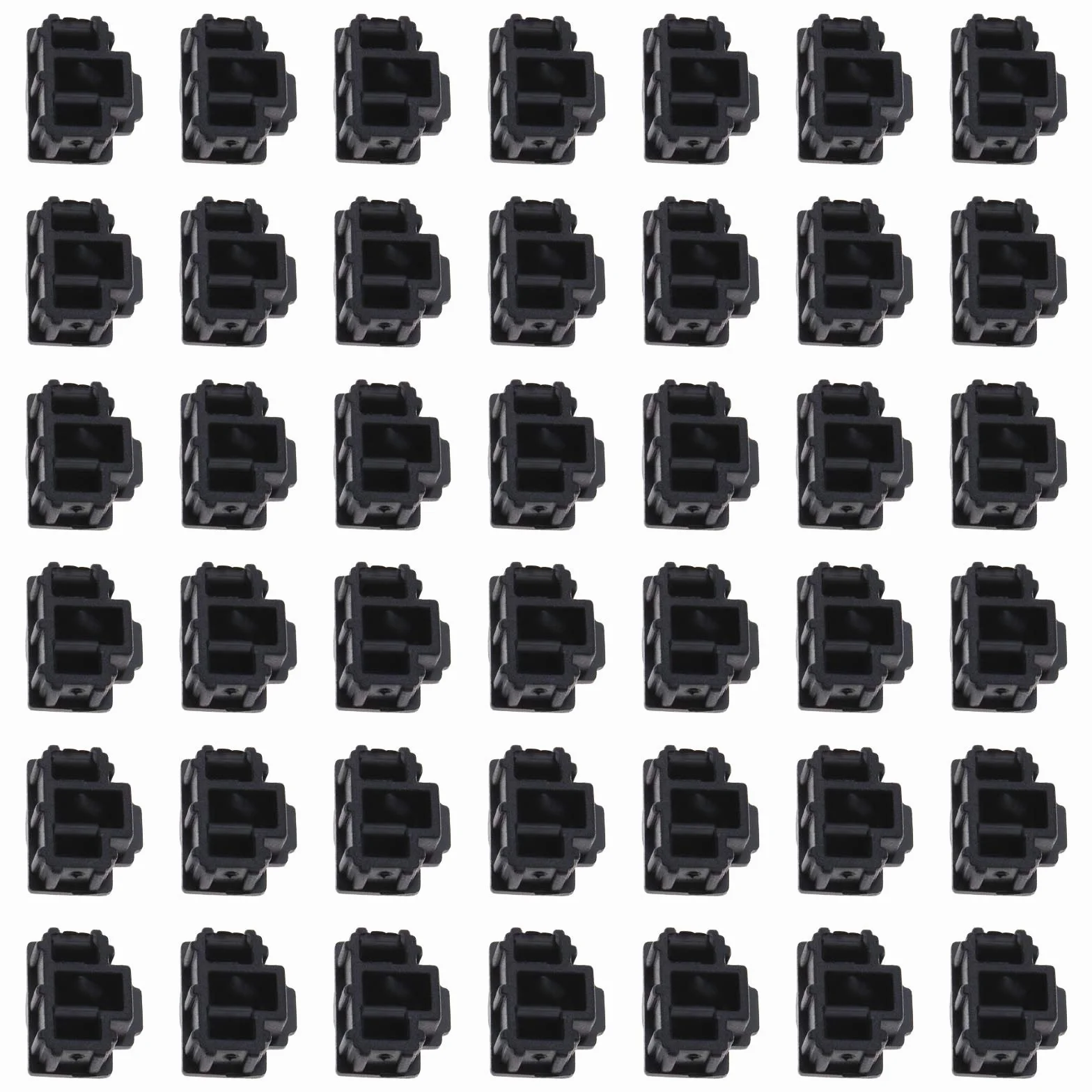 Sourcing Map RJ45 12,5 x 10,5 x 6 mm PVC Dust Cover Plug Cap 50 sztuk