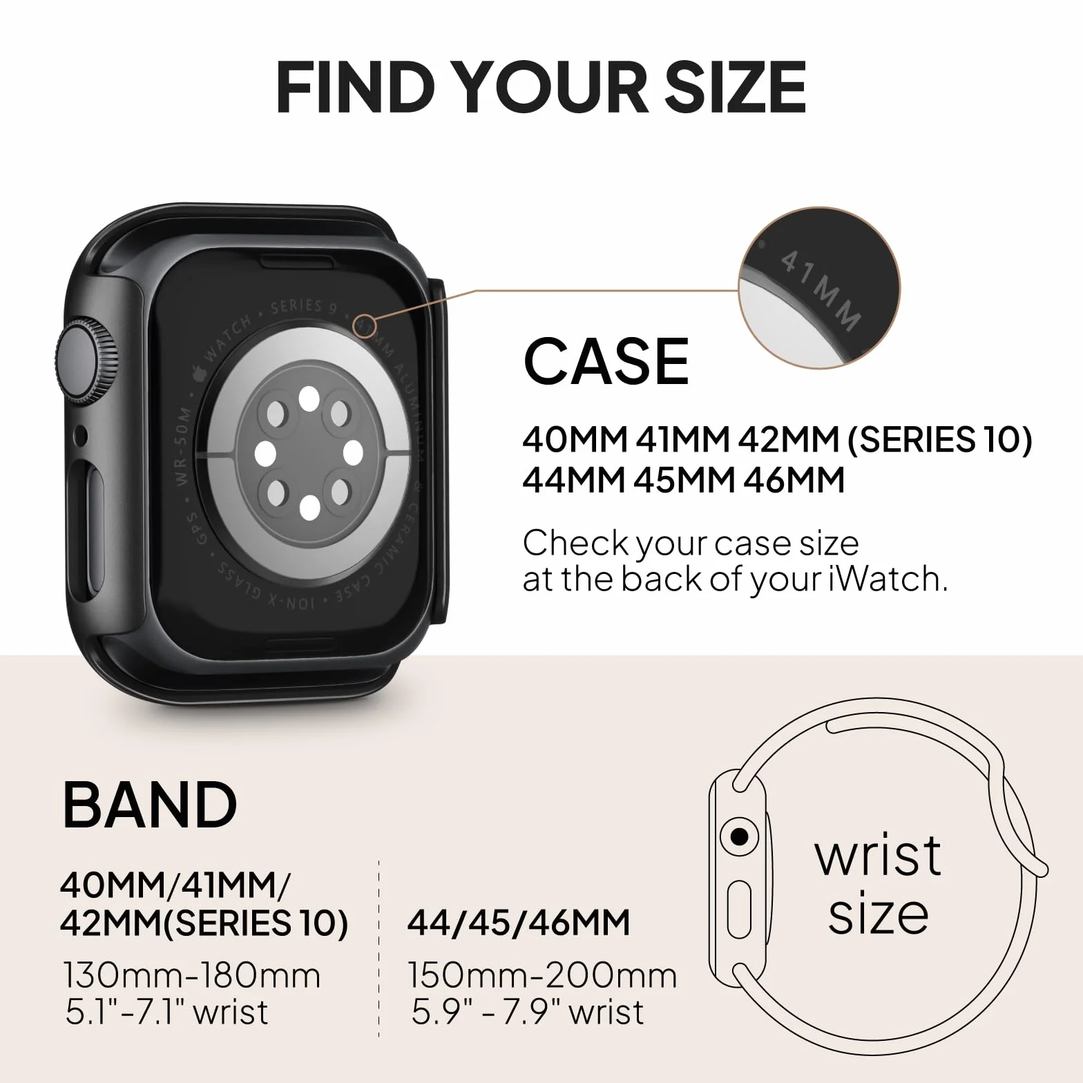 Pleciony pasek 3 w 1 do Apple Watch 40-46 mm z etui i szkłem hartowanym 9H iWatch SE 10-4
