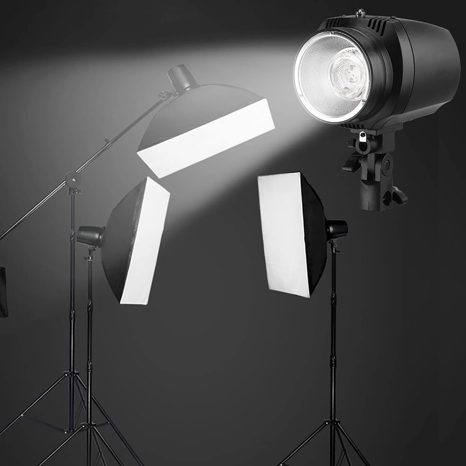 VBESTLIFE GY-180 Mini - Studio Fotografia błyskowa, 180 W, 5500K GN38. (Czapka UE 220V)