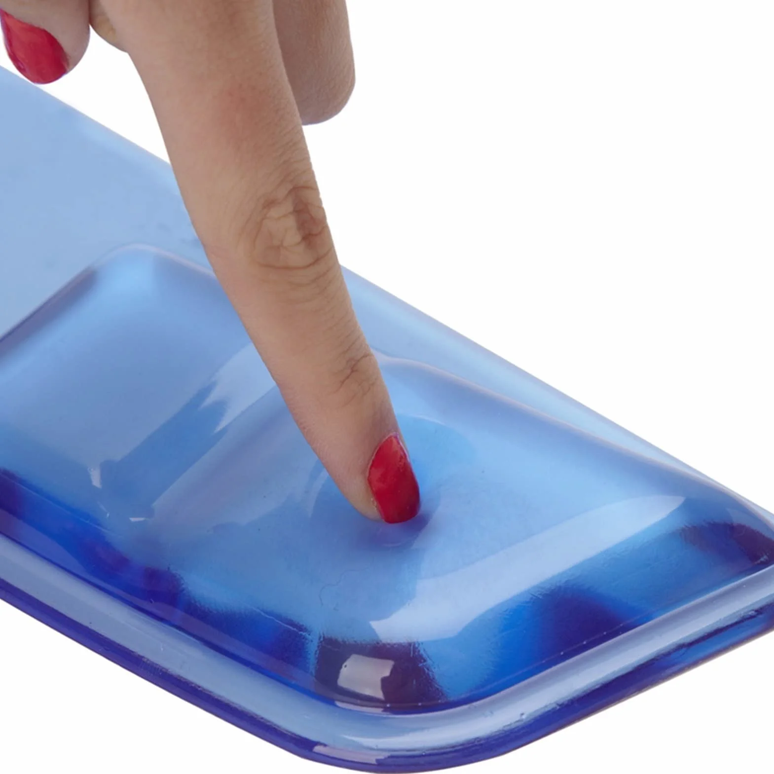 Ergonomiczna podkładka pod mysz podparcie nadgarstka podkładka pod mysz antypoślizgowa miękka silikonowa podkładka pod mysz zmniejsza nacisk dłoni odpowiednia do laptopów, komputerów, gier i biur (kolor: B)