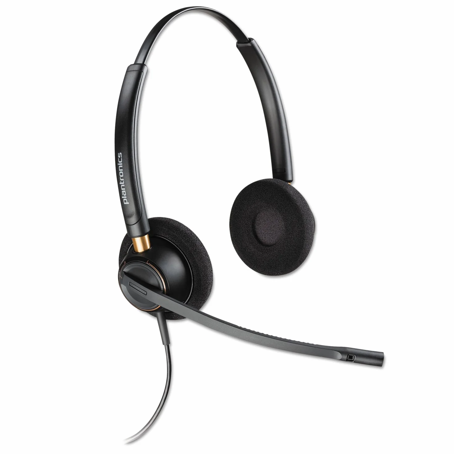 Plantronics HW520 Encorepro redukcja szumów nad głową zestaw słuchawkowy obuuszny P/N 89434-02, czarny