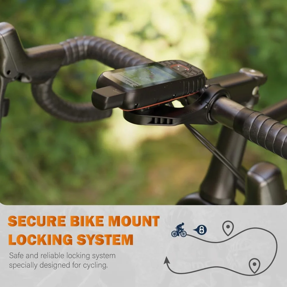TUSITA Uchwyt Adapter Rowerowy Kompatybilny z Garmin Handheld GPS, Klips Ćwierć Obrotu