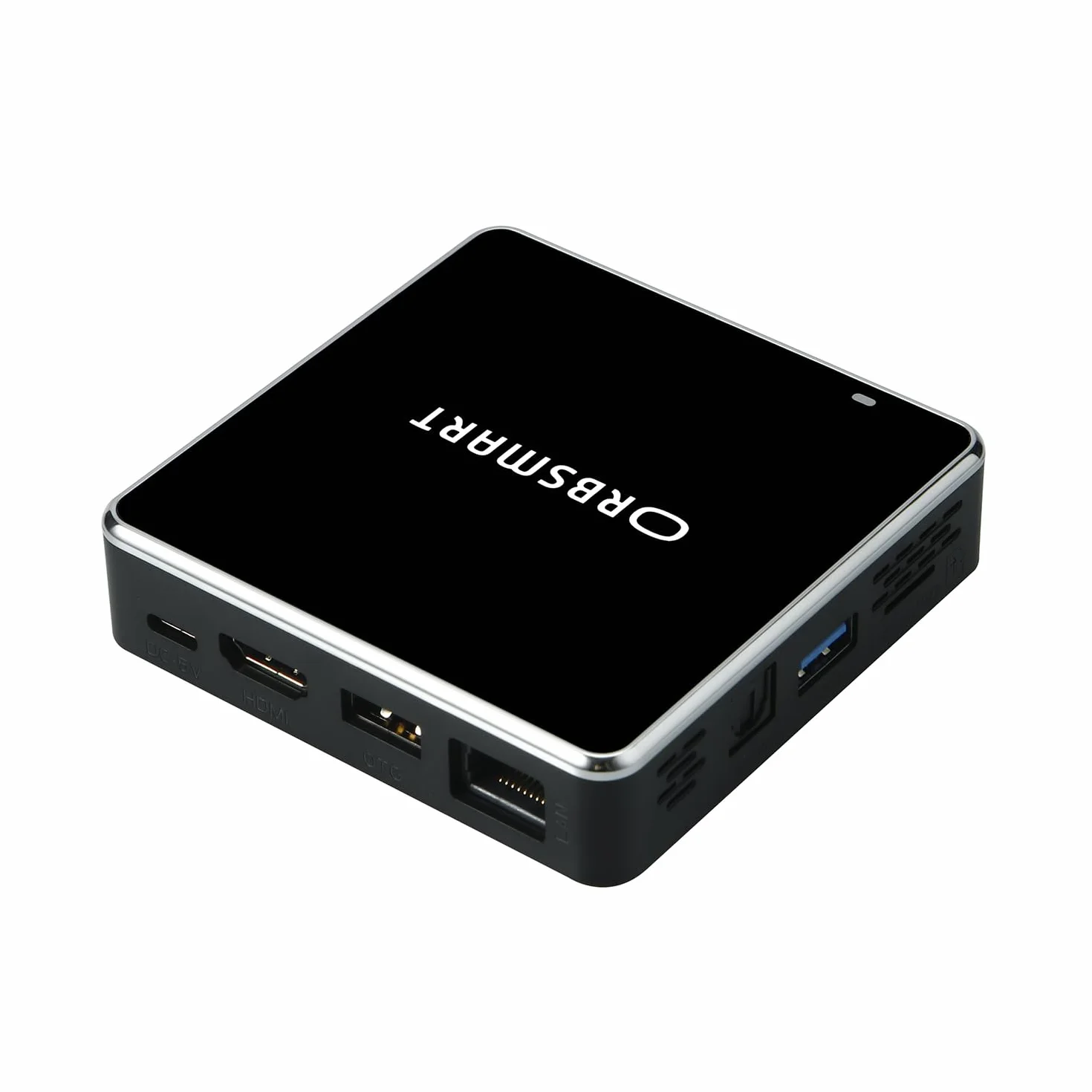 Orbsmart S87L Android TV Box | Mini PC 4K (Ultra HD) HDR Smart Computer | Cyfrowy odtwarzacz sygnału | System kasowy (QuadCore S905X4 CPU, 4 GB RAM, WLAN-AC, HDMI 2.0)