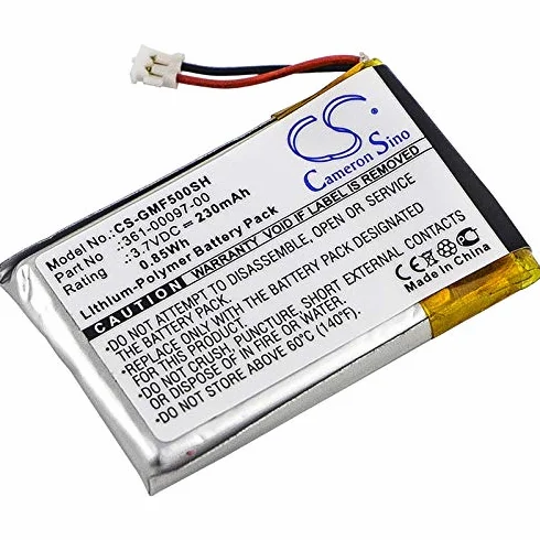 TECHTEK Bateria 230mAh kompatybilny z [Garmin] Approach S60, Fenix 5, Forerunner 935 zastępuje 361-00097-00