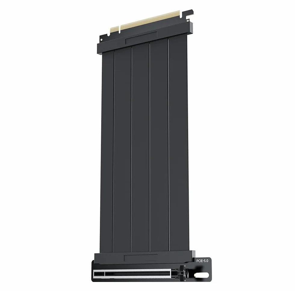 Kabel podwyższający PCIE 5.0, adapter 90 stopni, kompatybilny z GPU RTX5090 RX9070, szybkość transferu 32,0 GT/s, przedłużacz PCIE 5.0 X16, prosty przedłużacz GPU GEN5 do